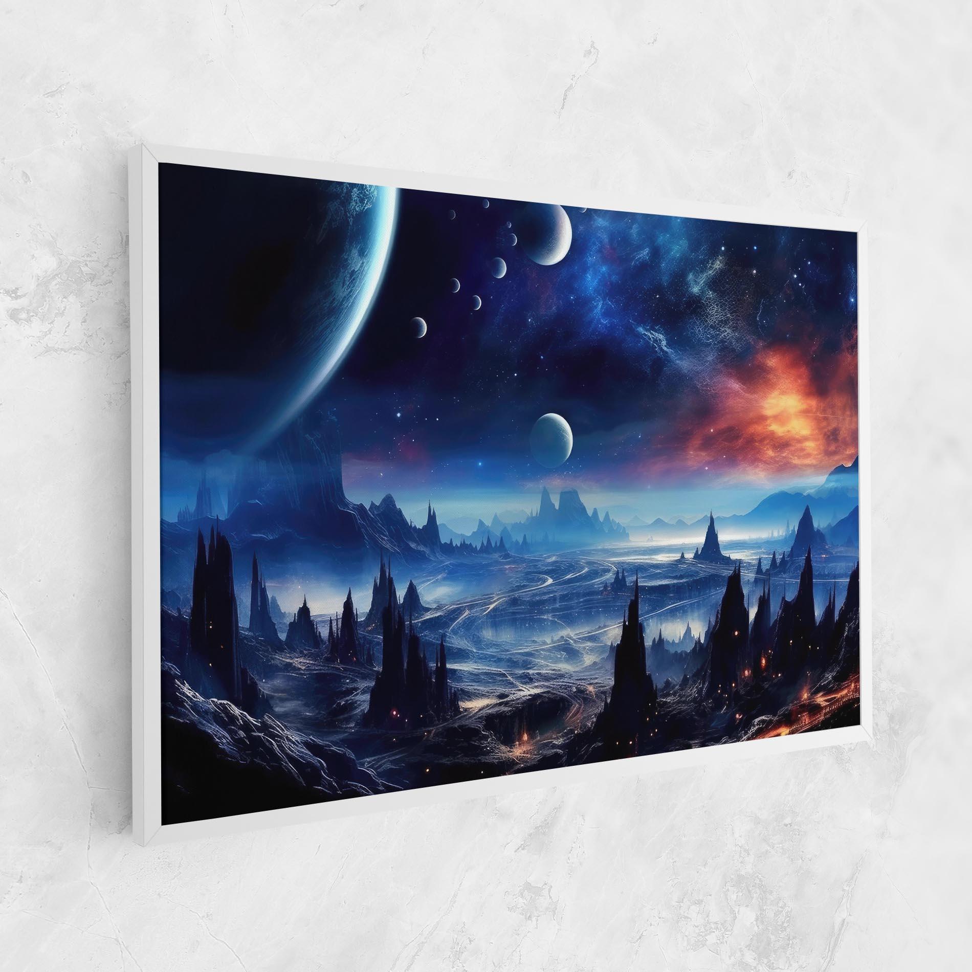 Vászonkép Planets And Stars mockup 1