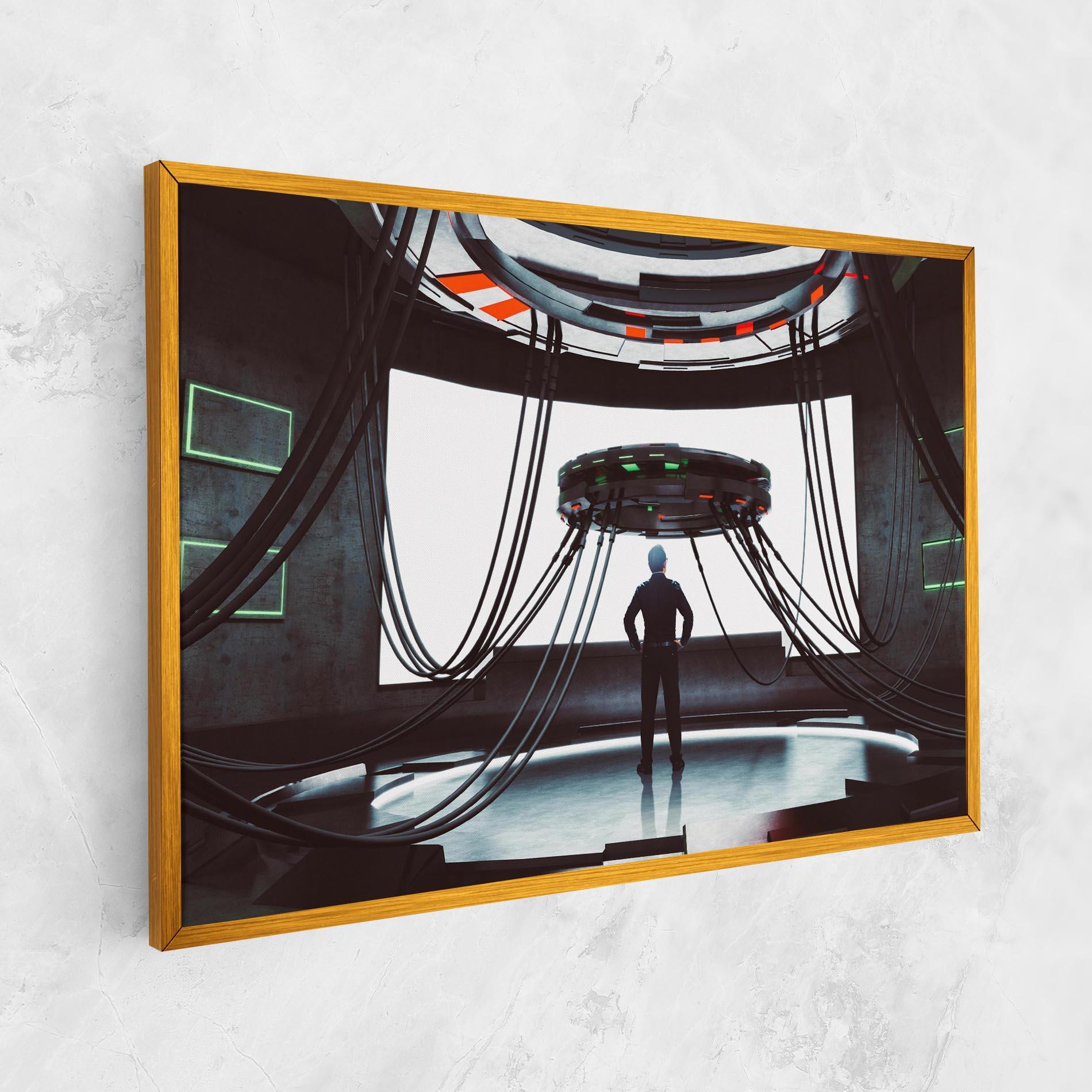 Vászonkép Cyber Chronicle mockup 1