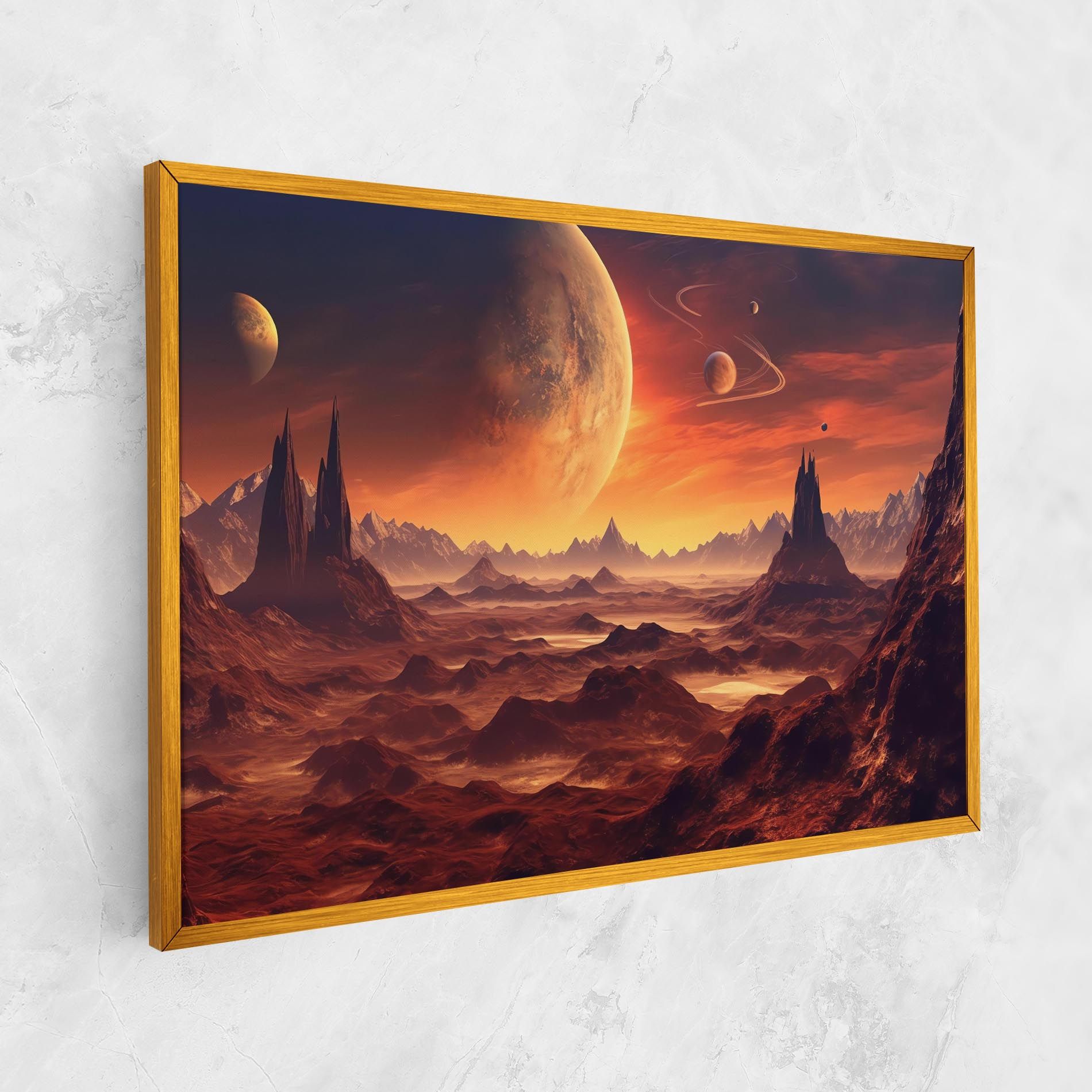 Fiery Orange Sunset mockup 1