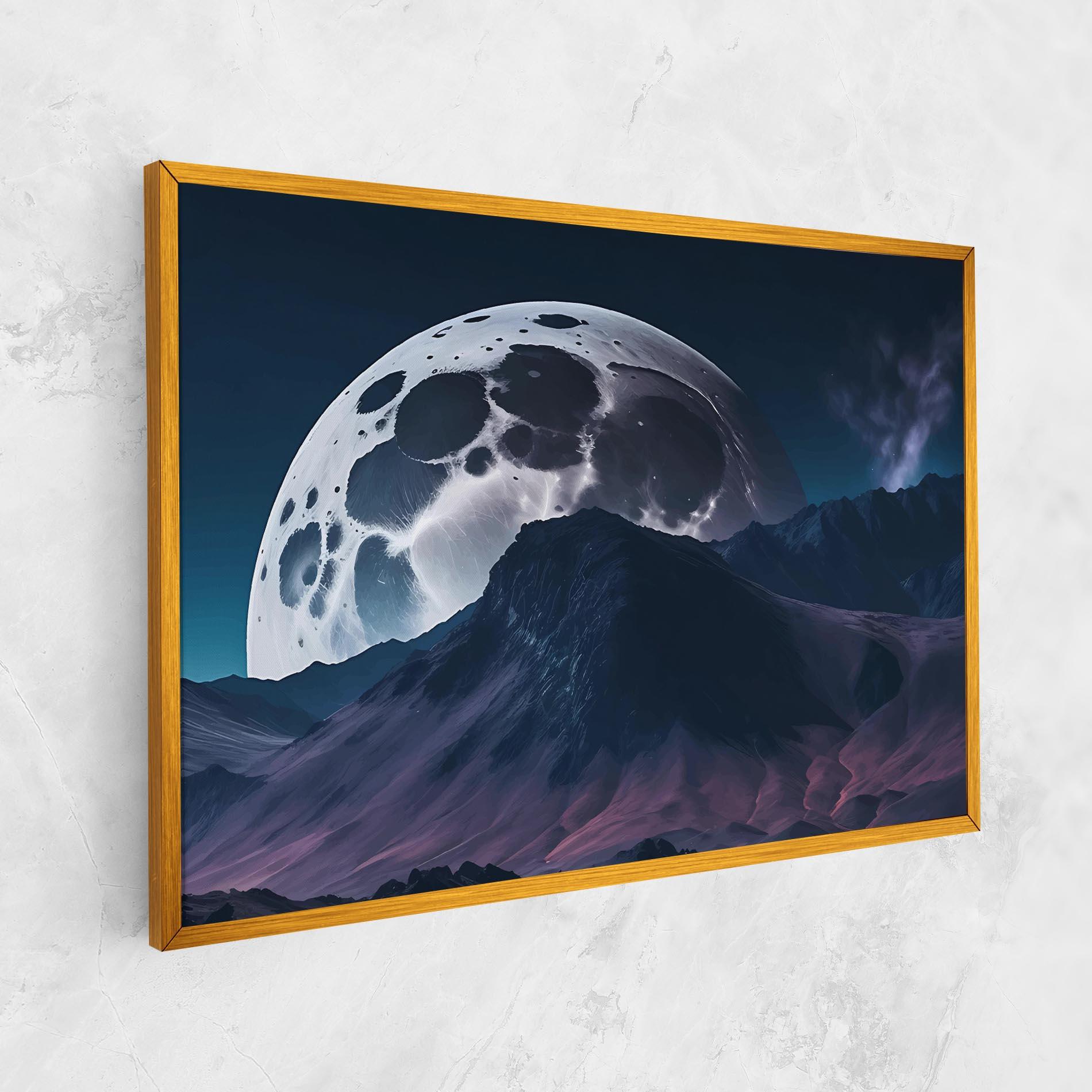 Vászonkép Full Moon Smoke mockup 1