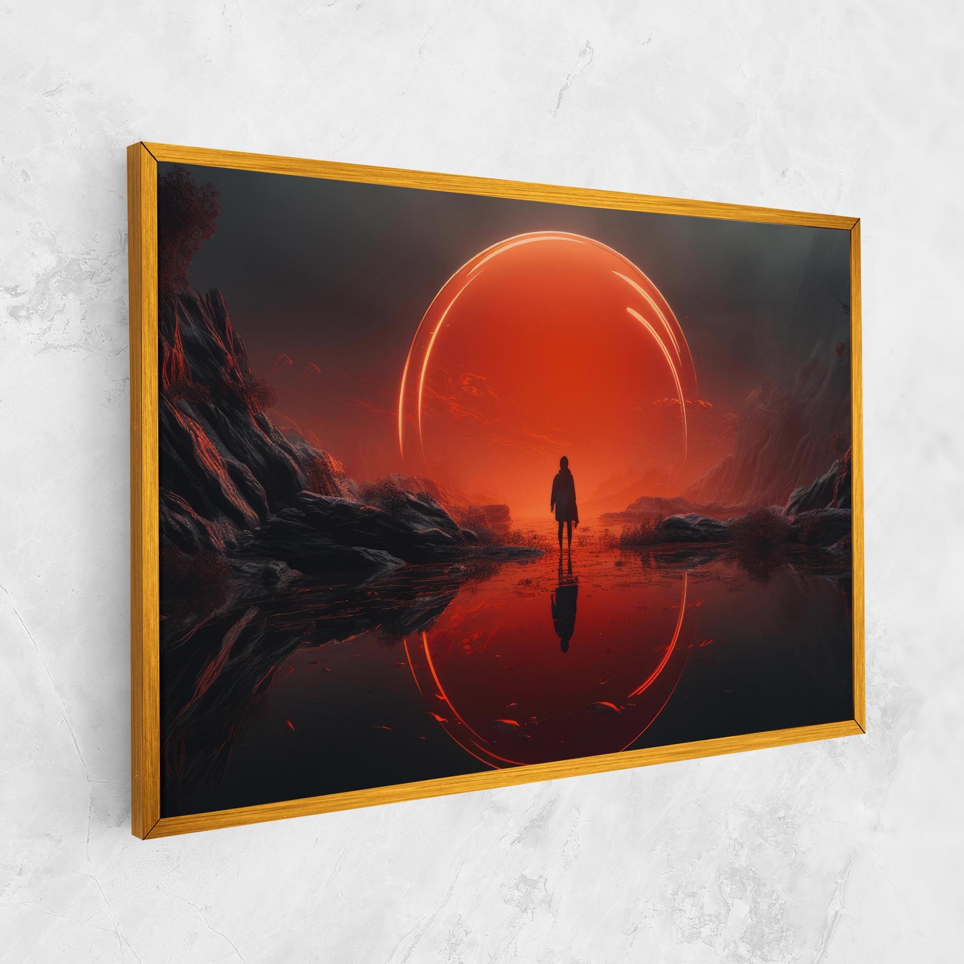 Man Orange Orb mockup 1
