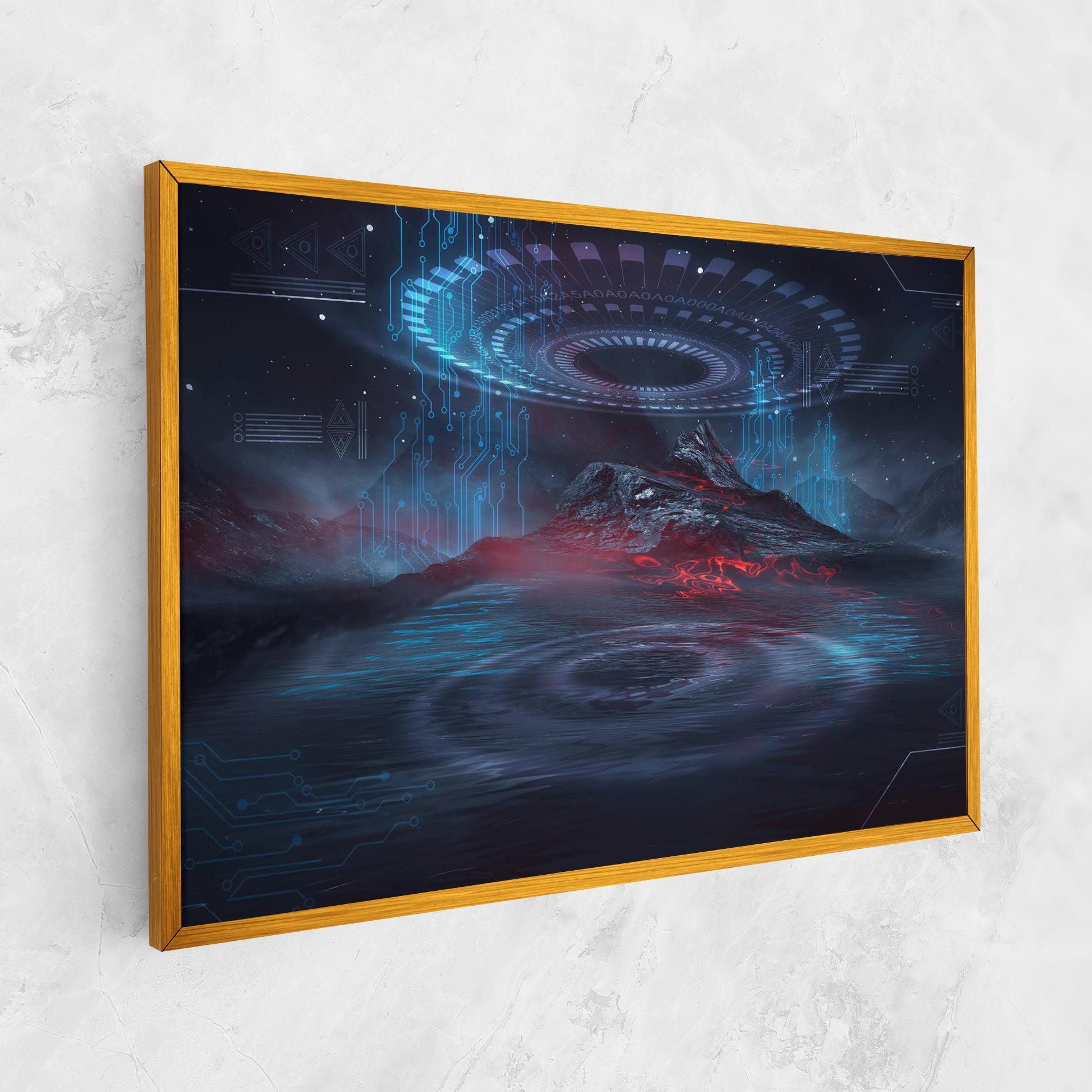 Neon Space Galaxy mockup 1