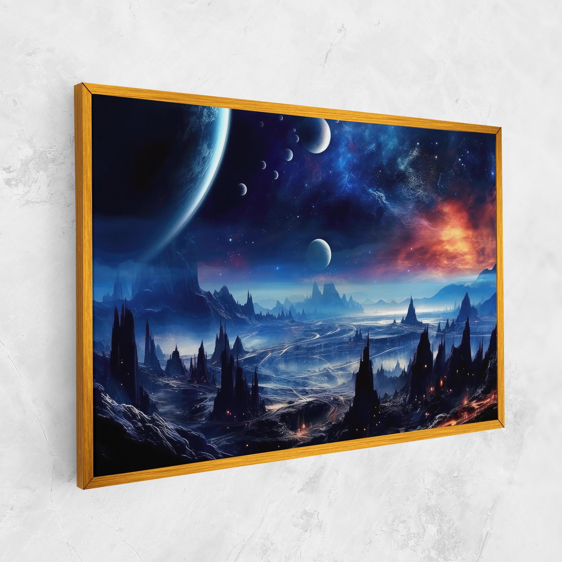 Vászonkép Planets And Stars mockup 1