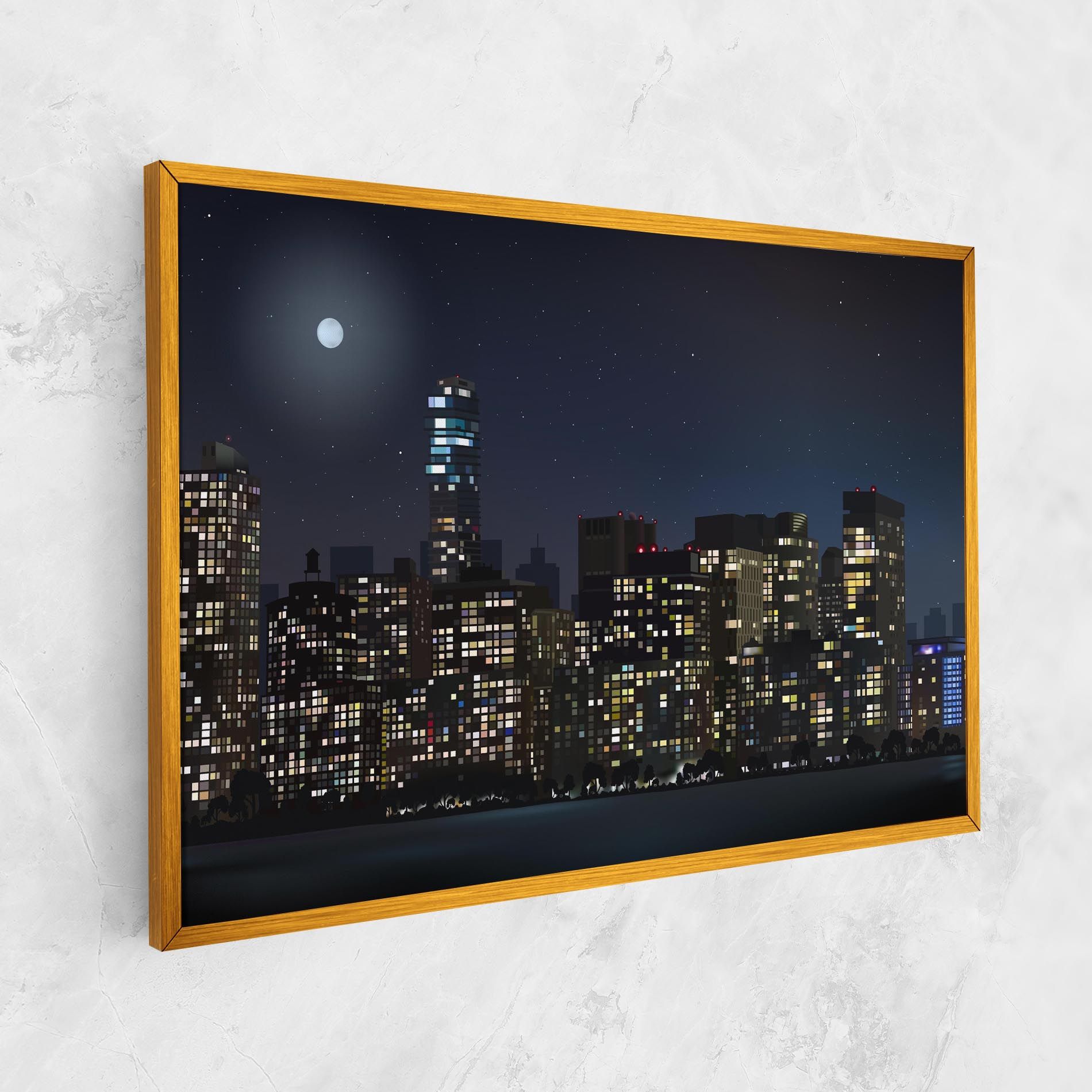 Urban City Night mockup 1