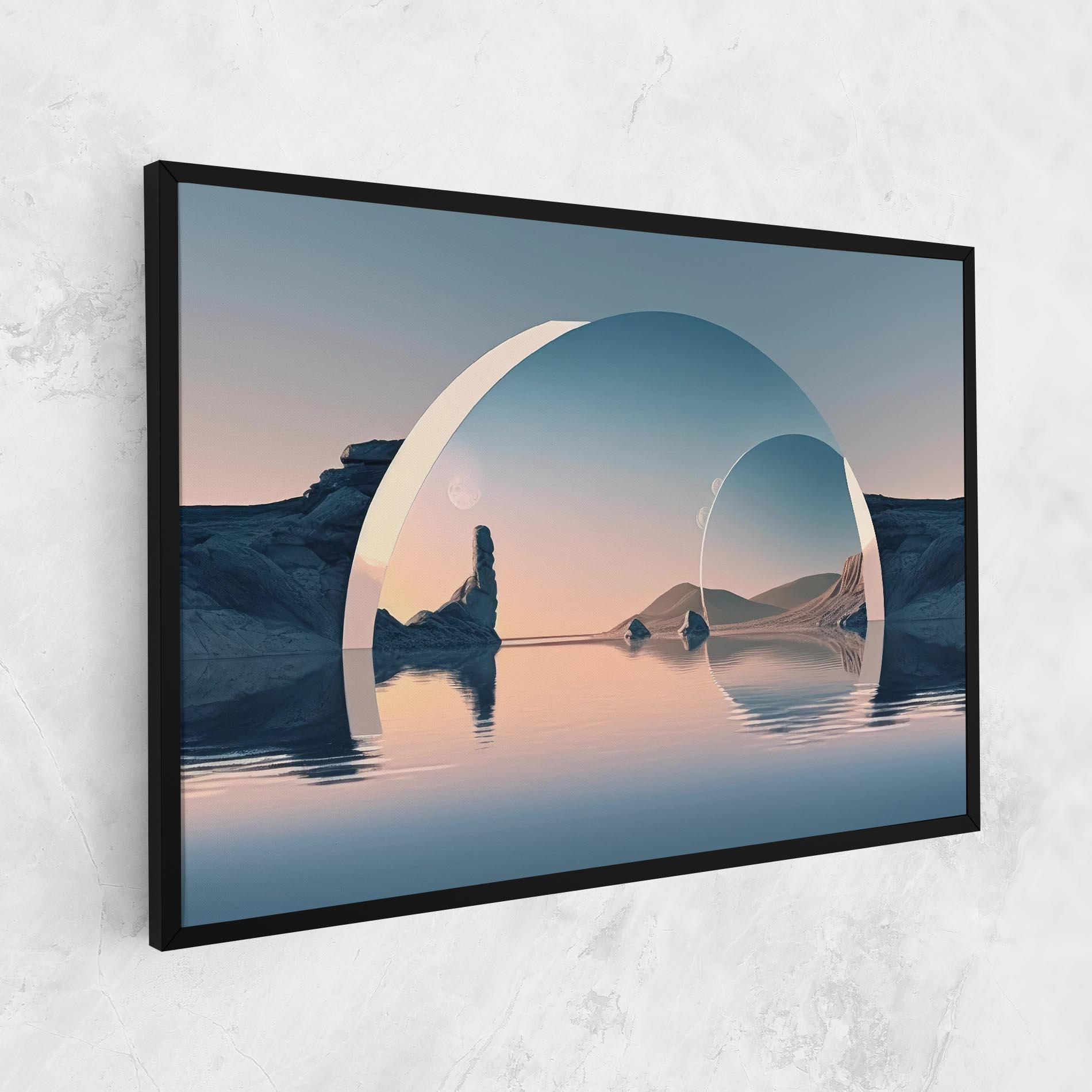 Vászonkép 3d Fantastic Elements mockup 1