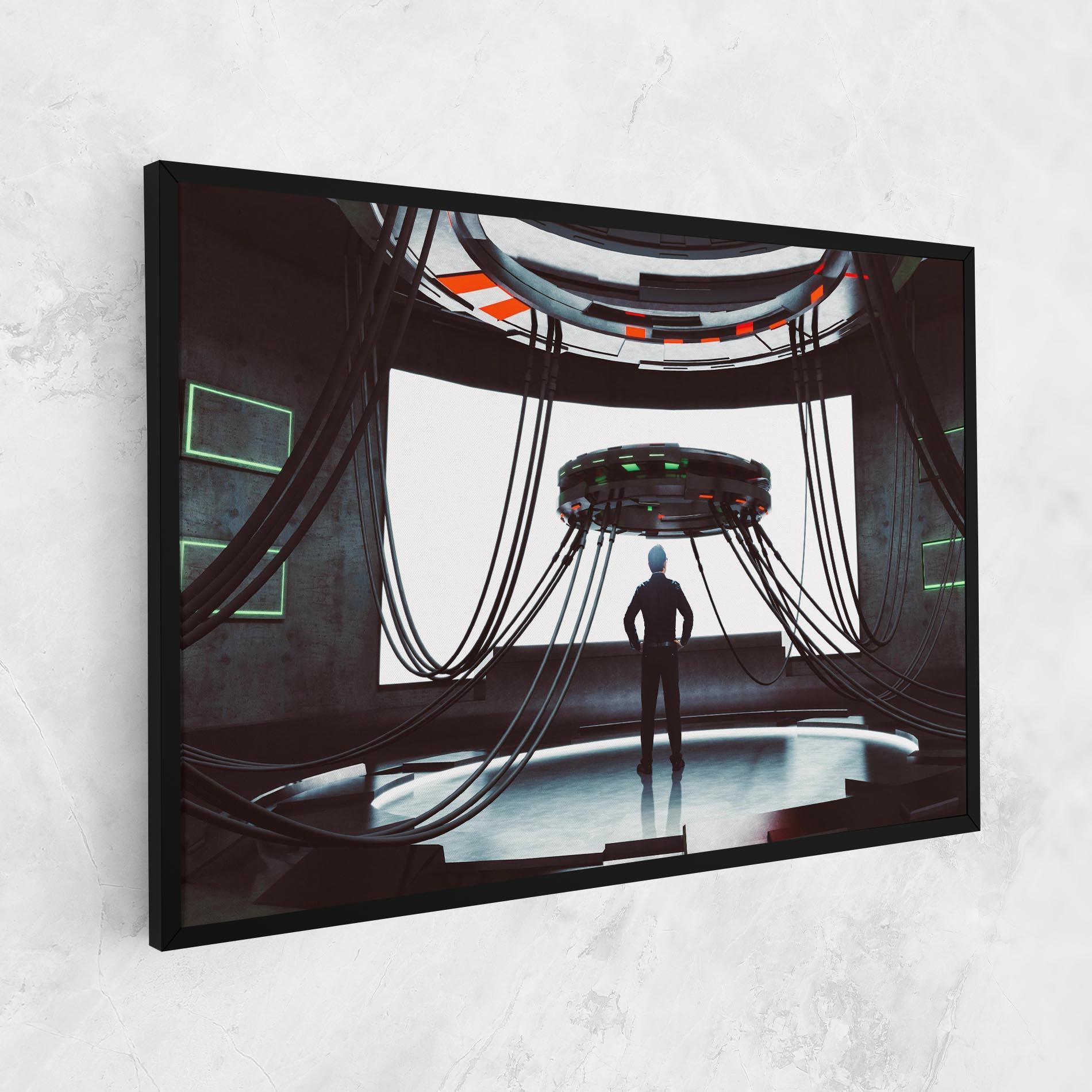 Vászonkép Cyber Chronicle mockup 1