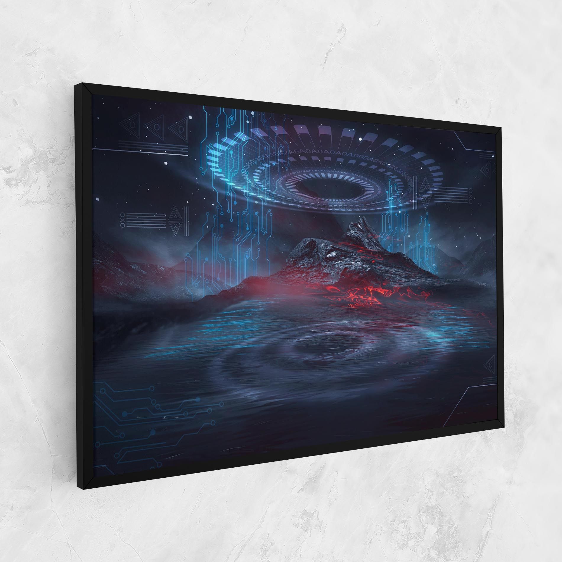 Neon Space Galaxy mockup 1