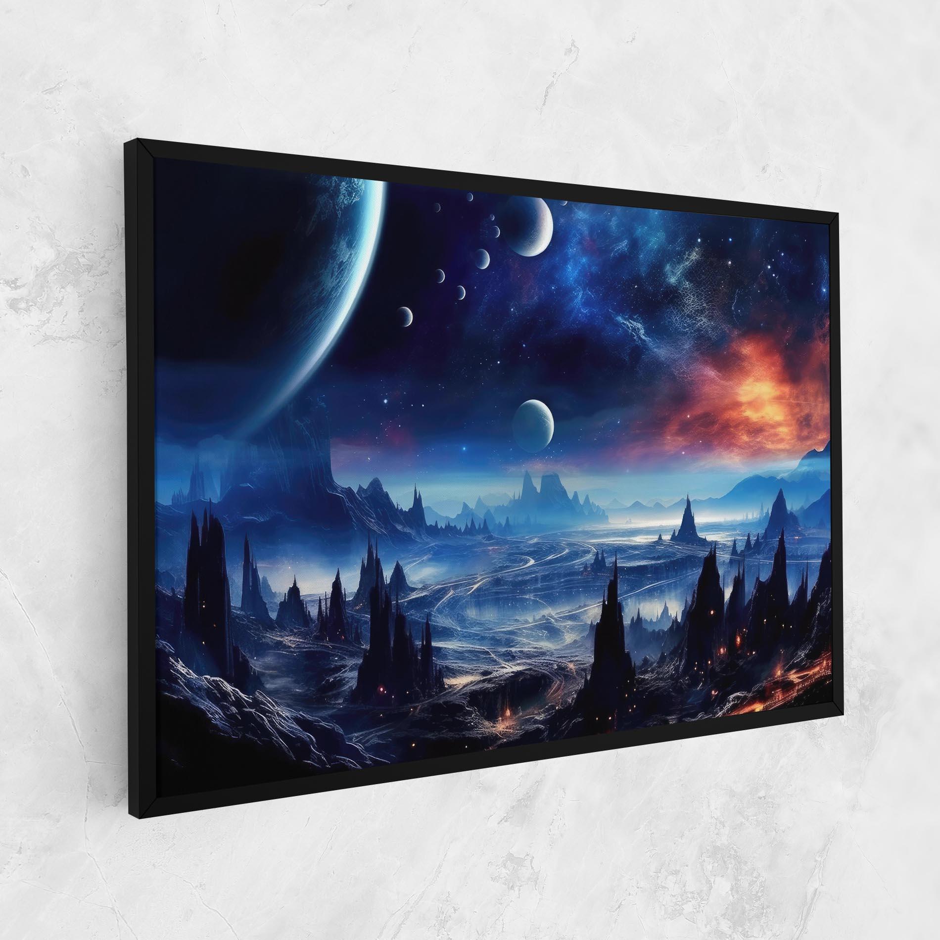 Vászonkép Planets And Stars mockup 1
