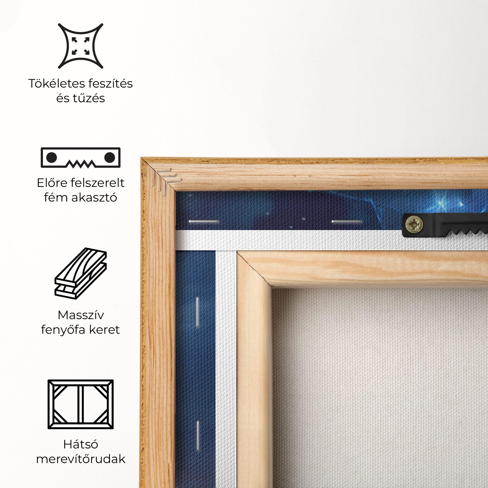 Vászonkép Blue Star Floating mockup 5