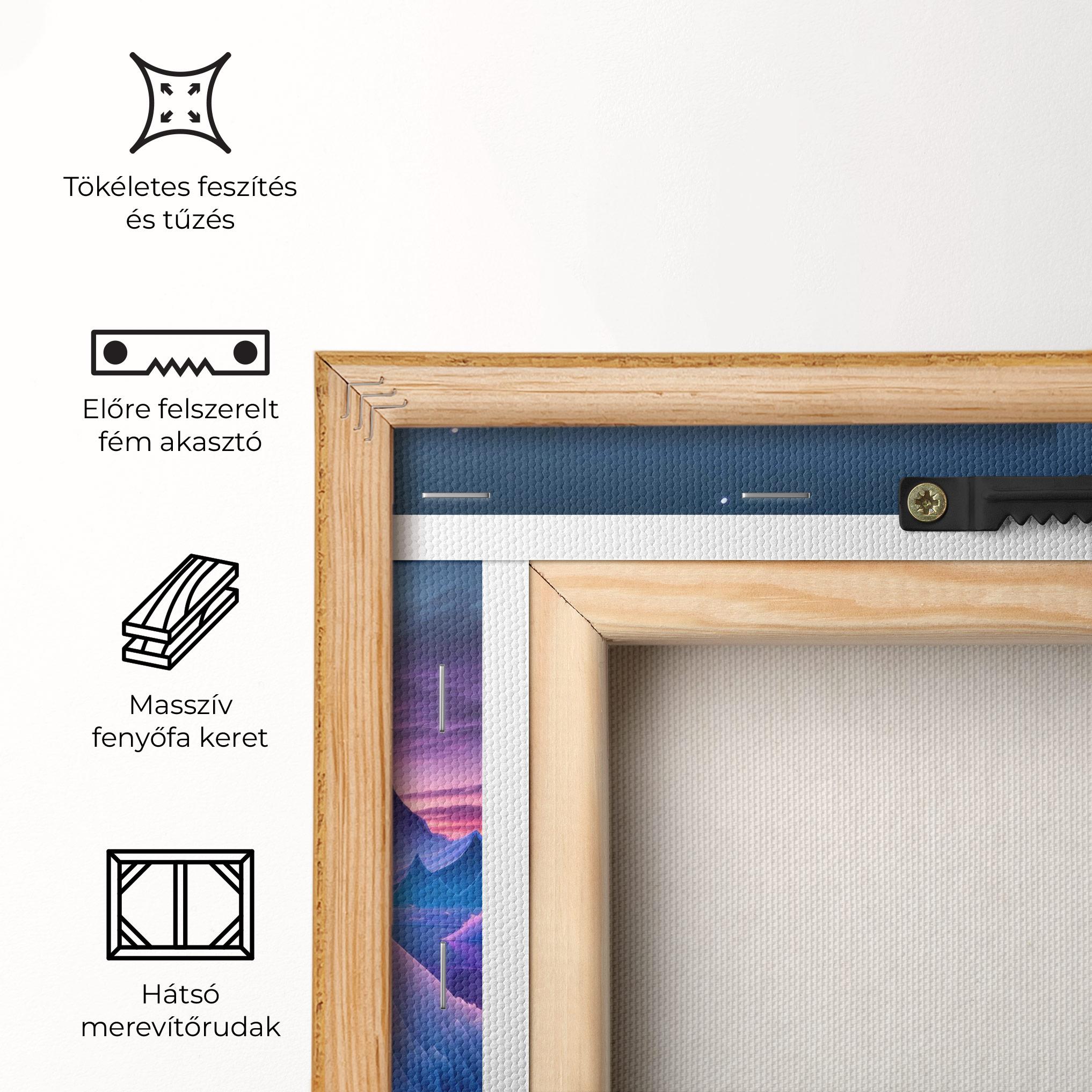 Vászonkép Floating Iceberg mockup 5