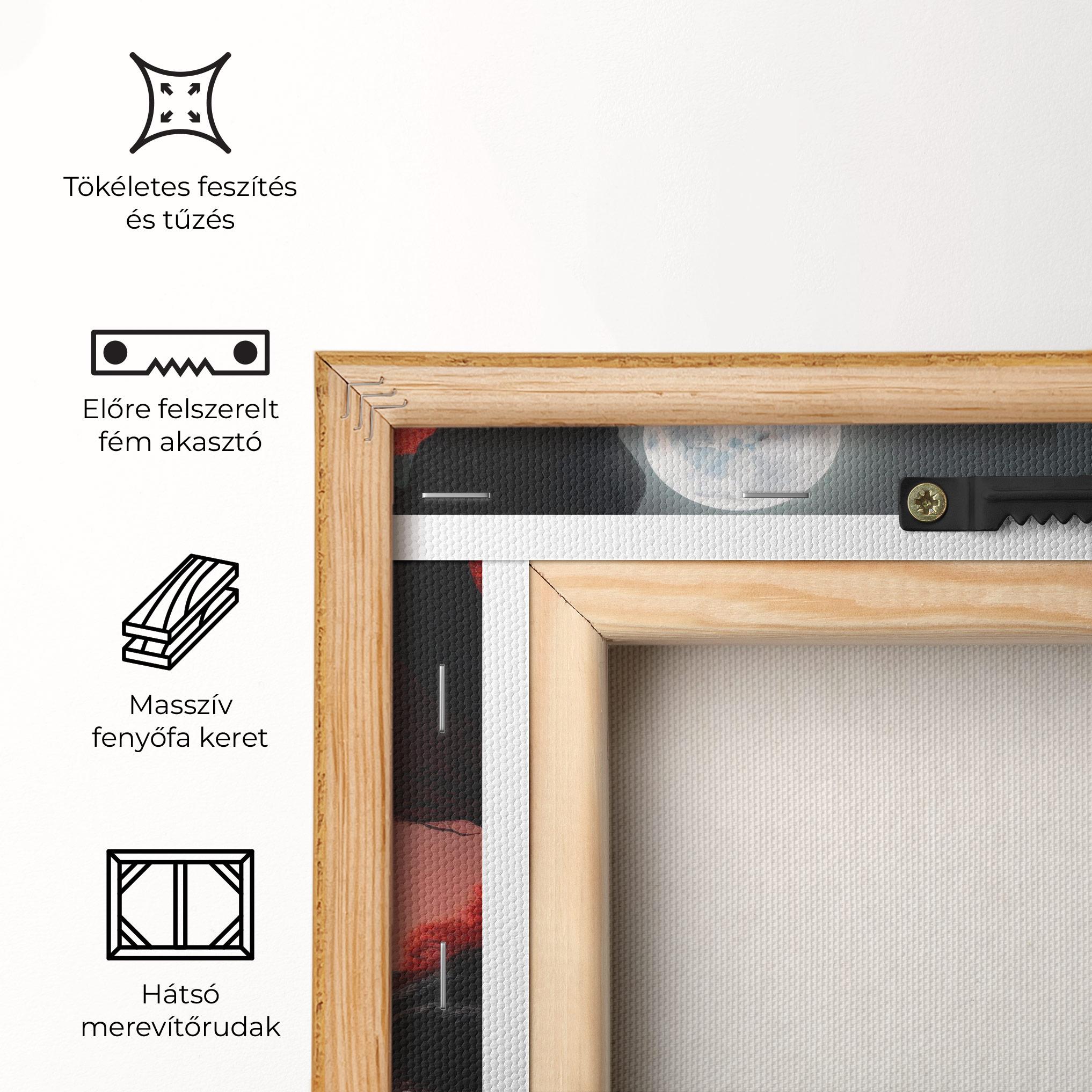 Vászonkép Red Alien Trees mockup 5