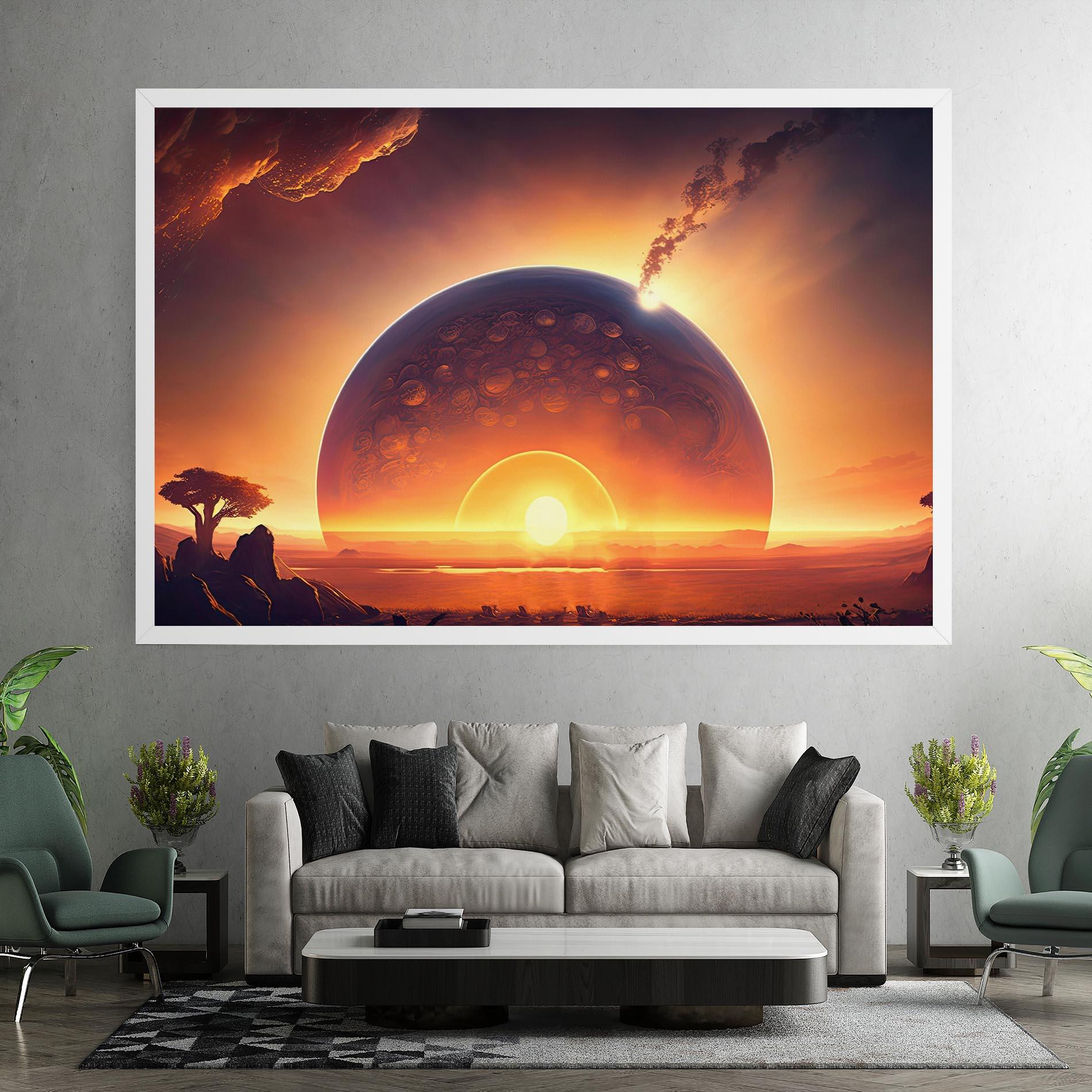 Vászonkép Abstract Fantasy Science mockup 7