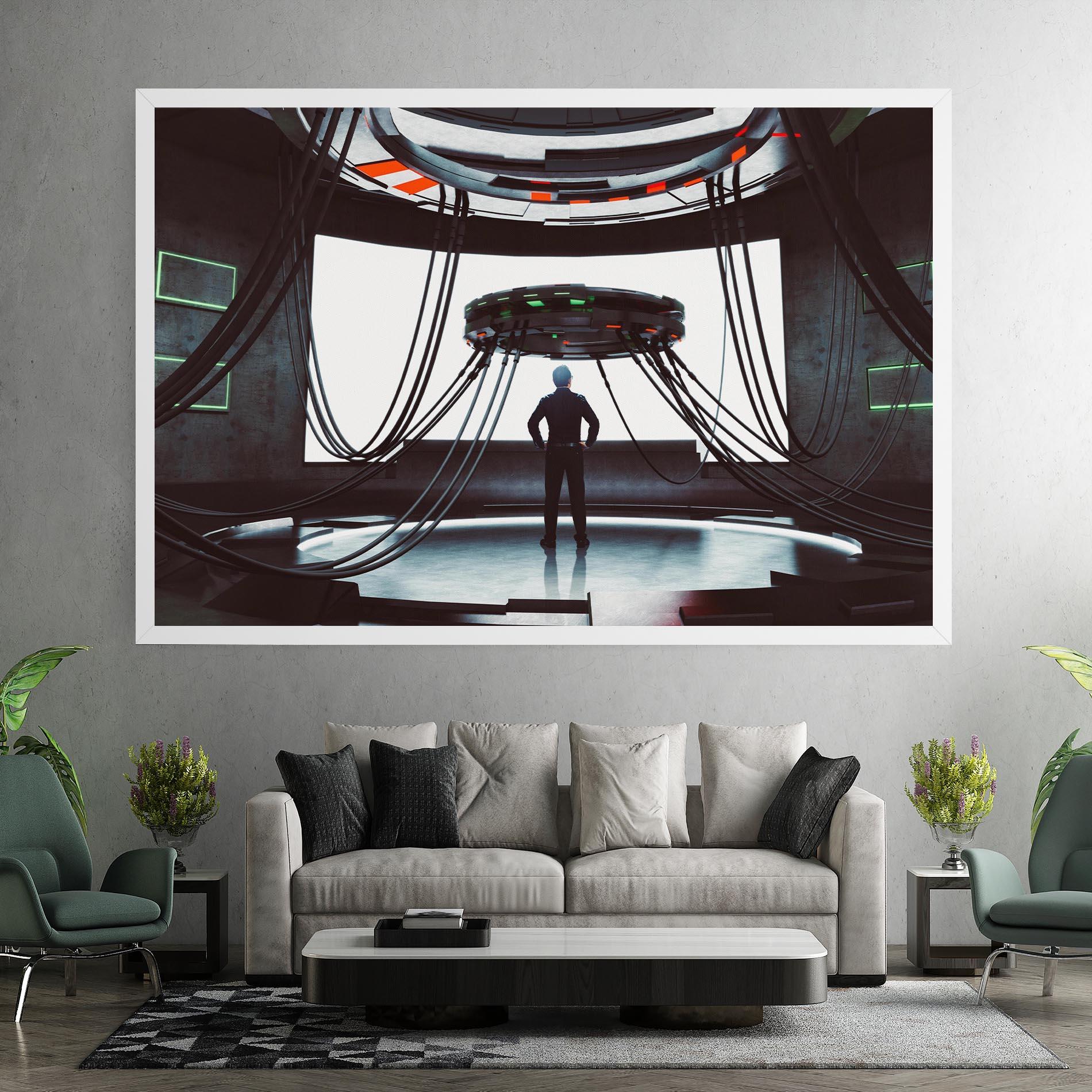 Vászonkép Cyber Chronicle mockup 7