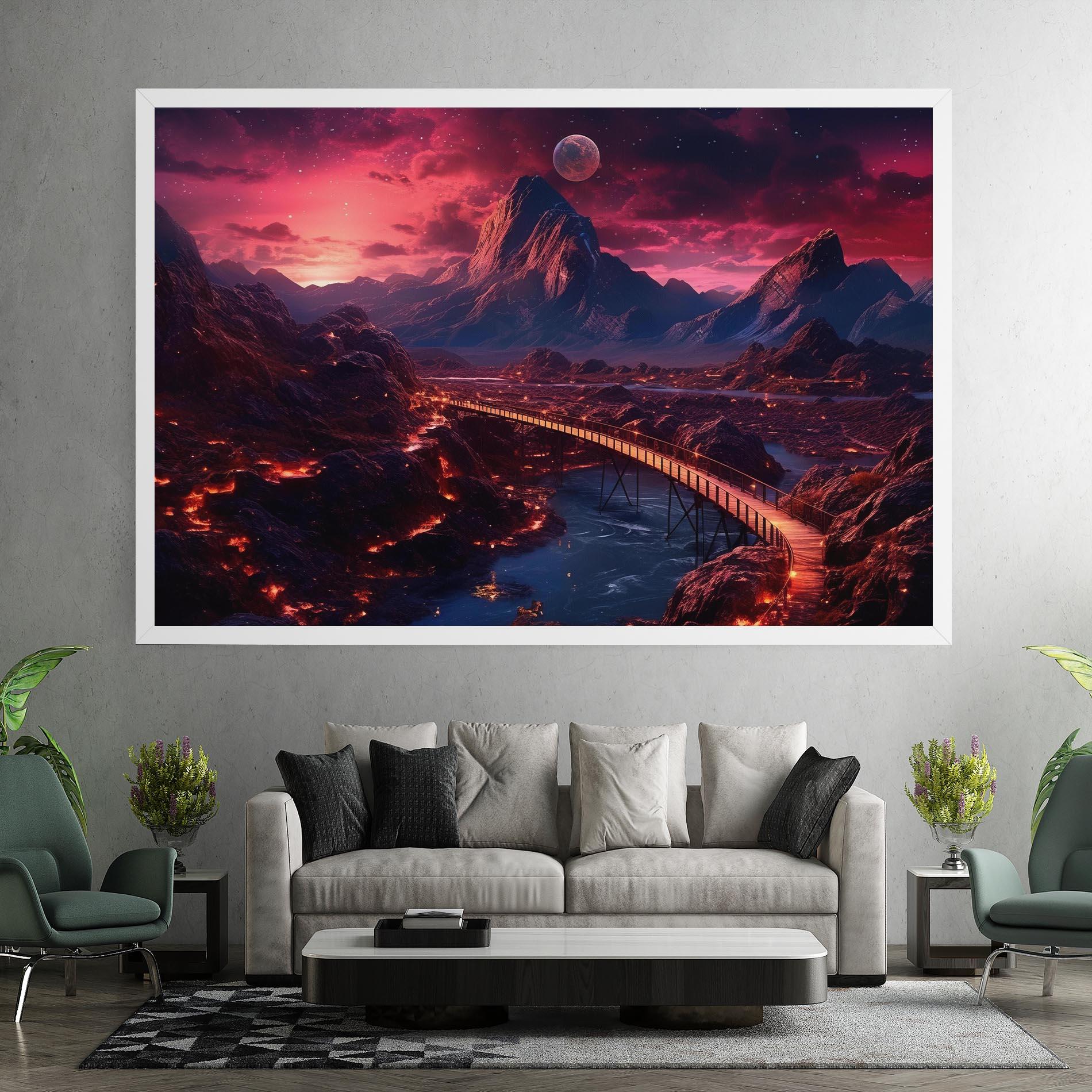 Vászonkép Interstellar Journey mockup 7