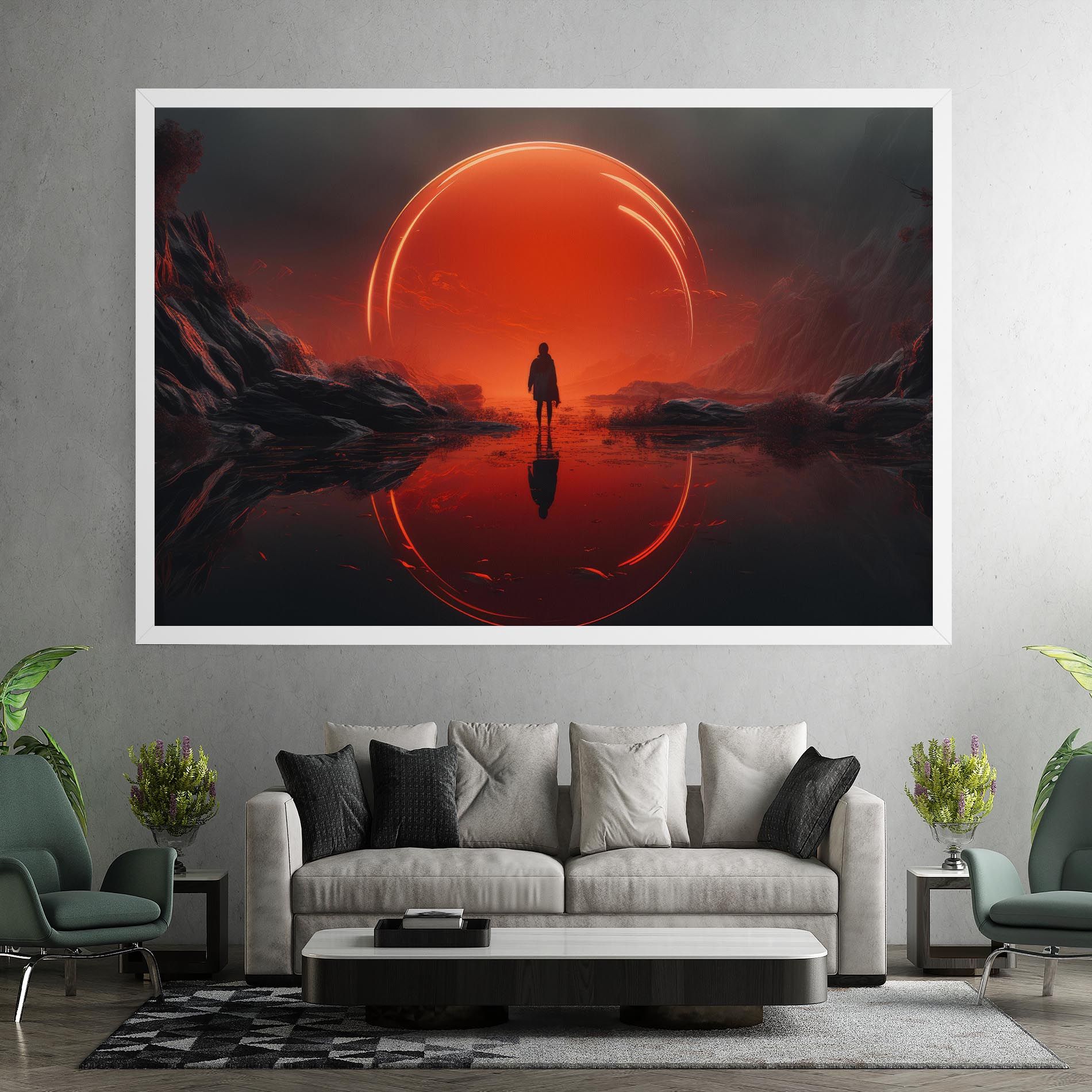 Man Orange Orb mockup 7