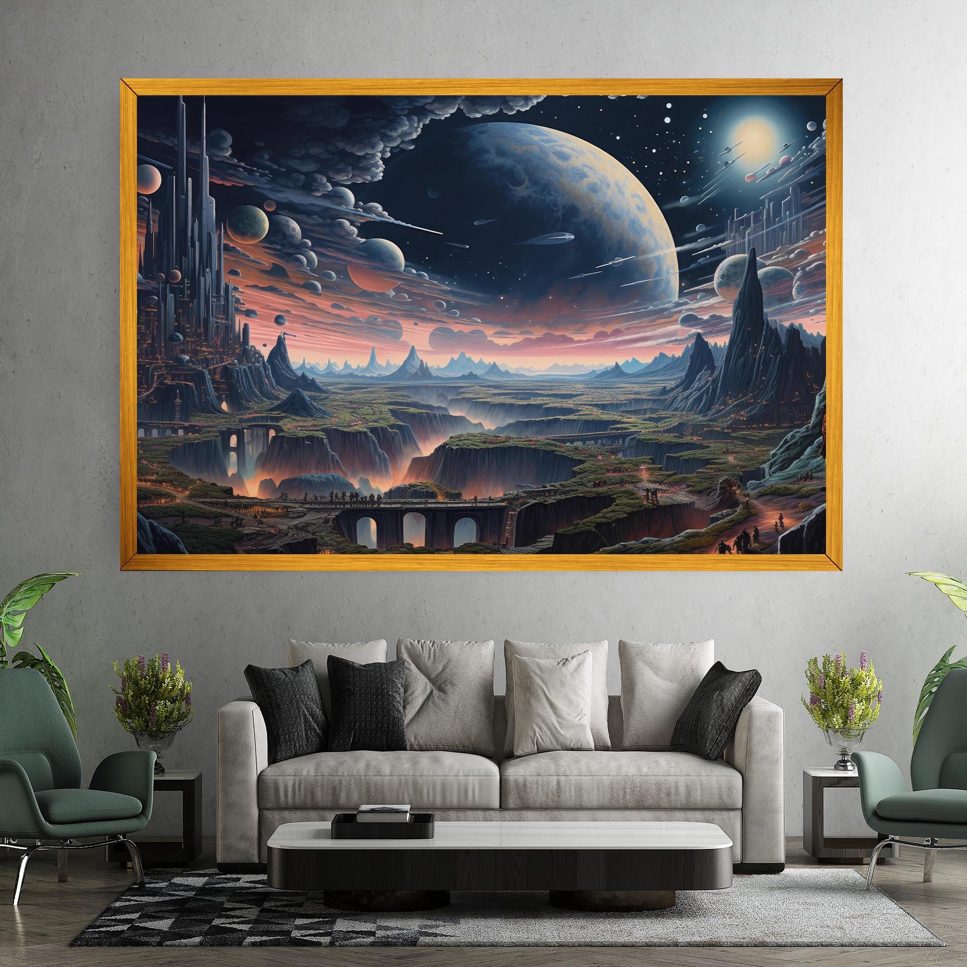 Vászonkép Celestial Chronicler mockup 7