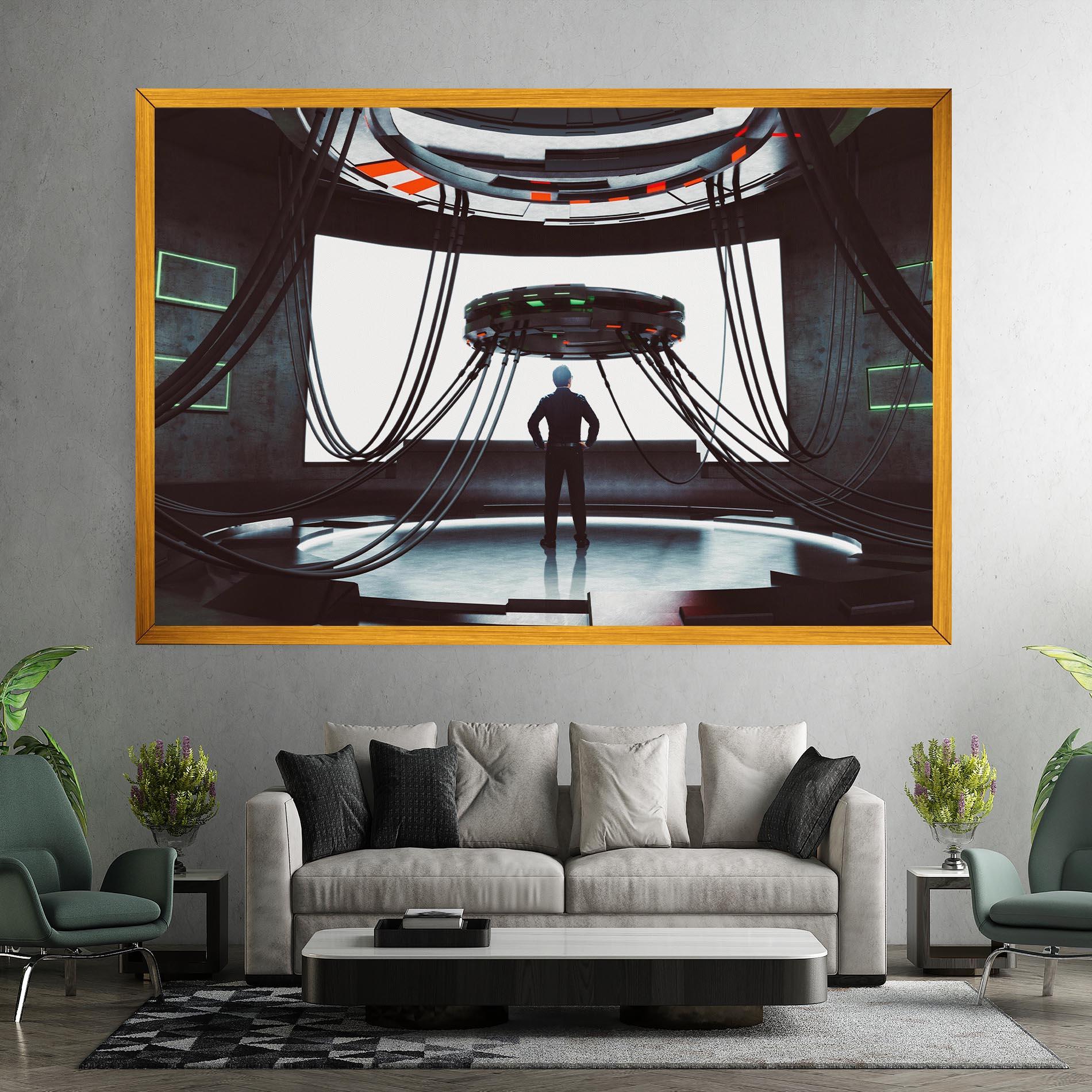 Vászonkép Cyber Chronicle mockup 7