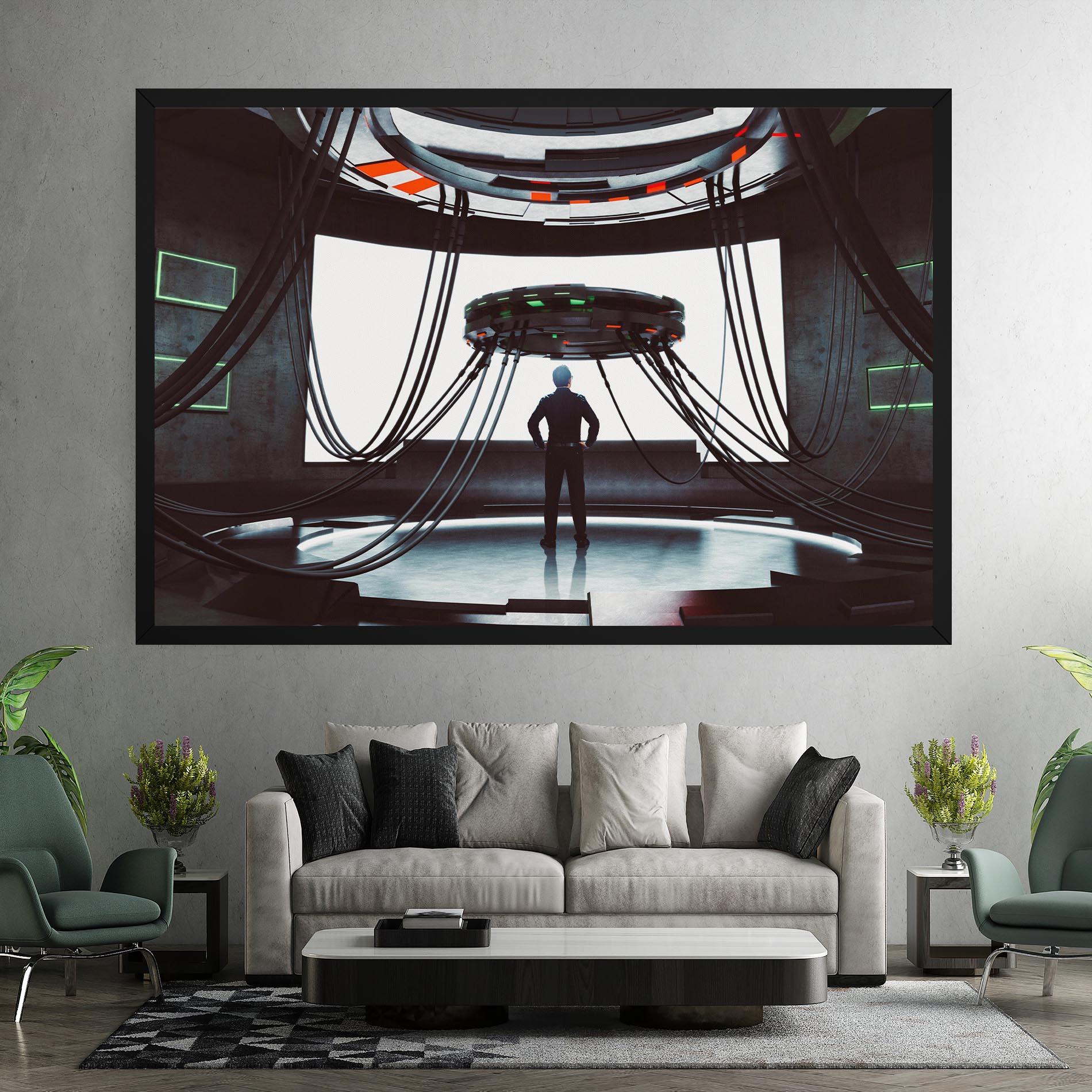 Vászonkép Cyber Chronicle mockup 7