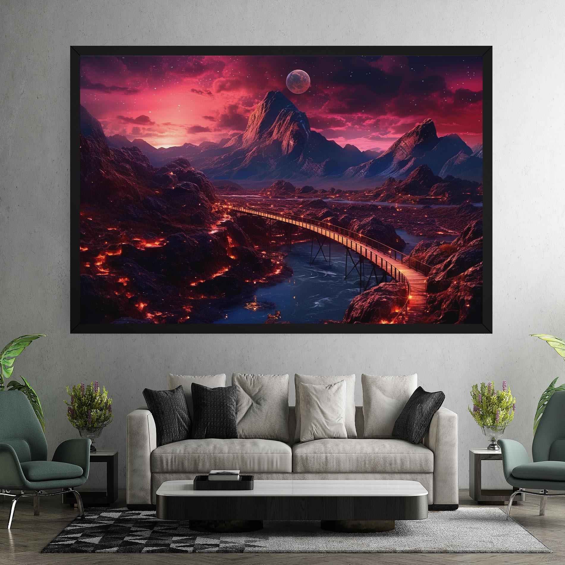 Vászonkép Interstellar Journey mockup 7