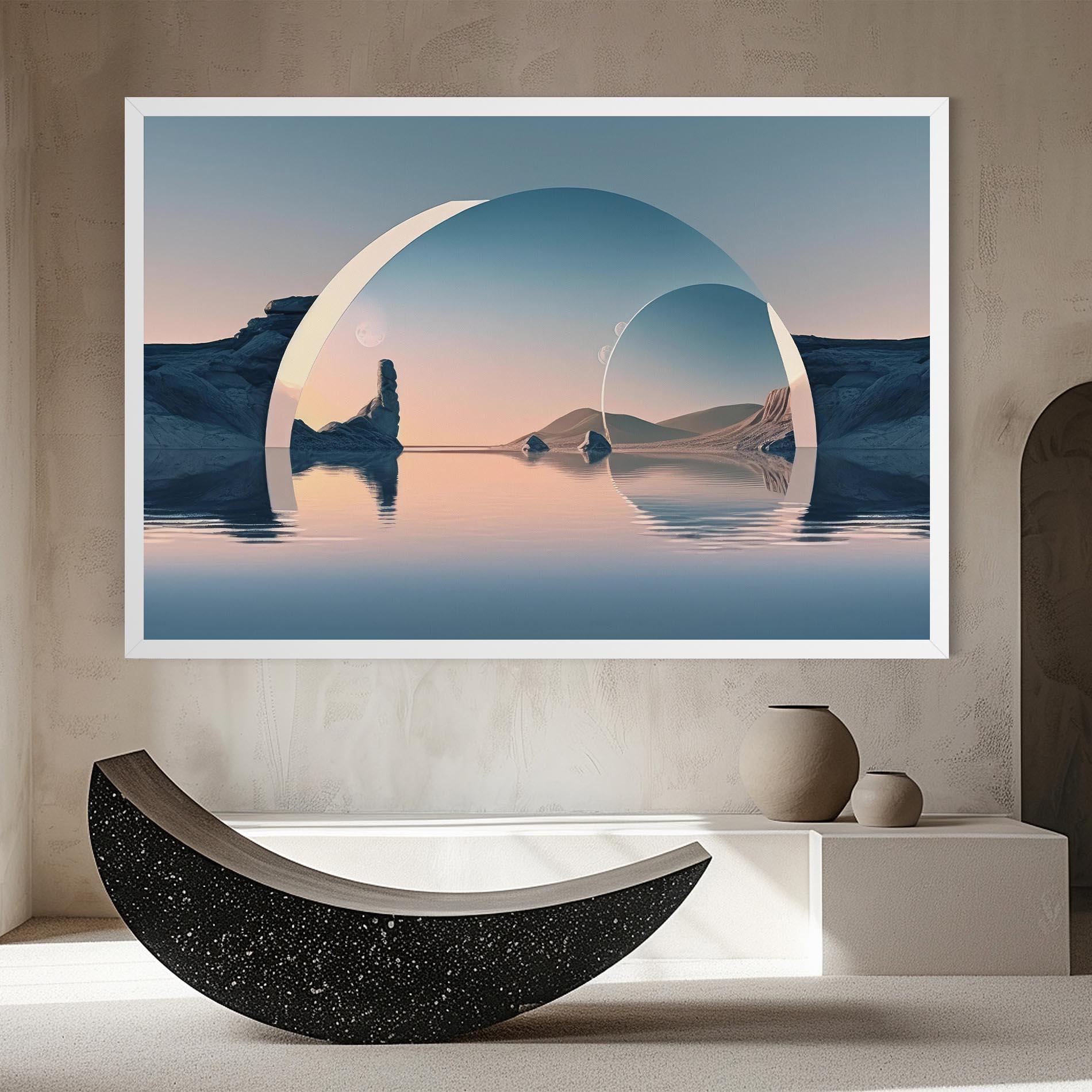 Vászonkép 3d Fantastic Elements mockup 8