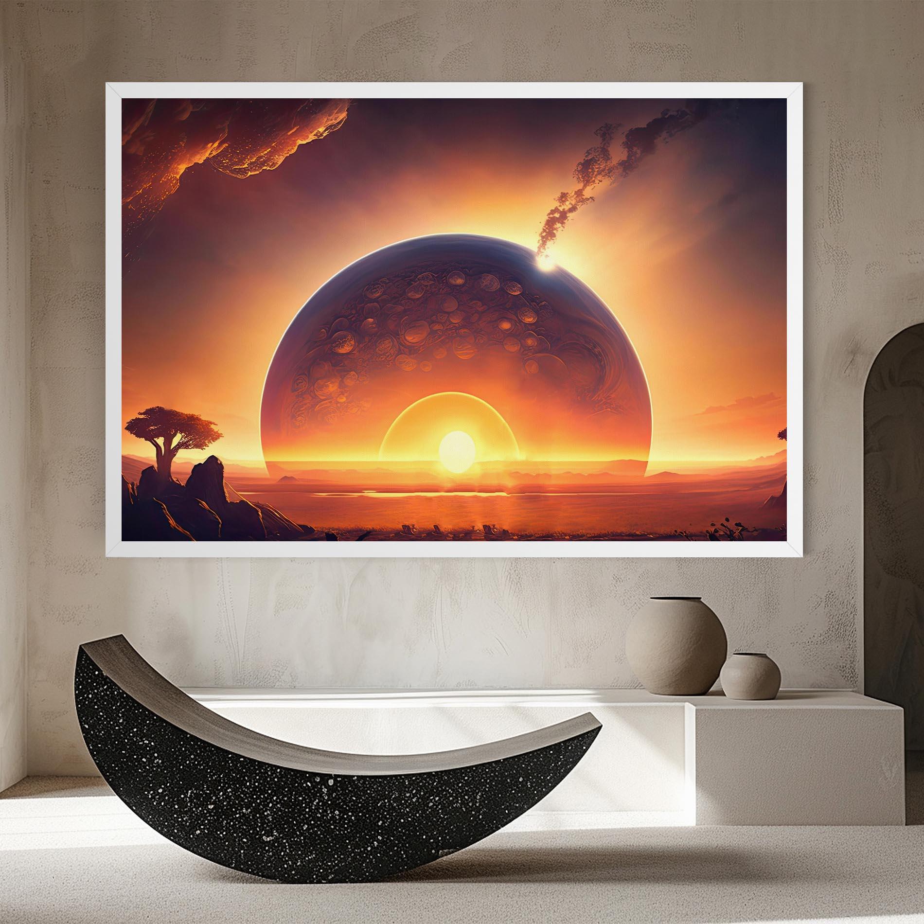 Vászonkép Abstract Fantasy Science mockup 8