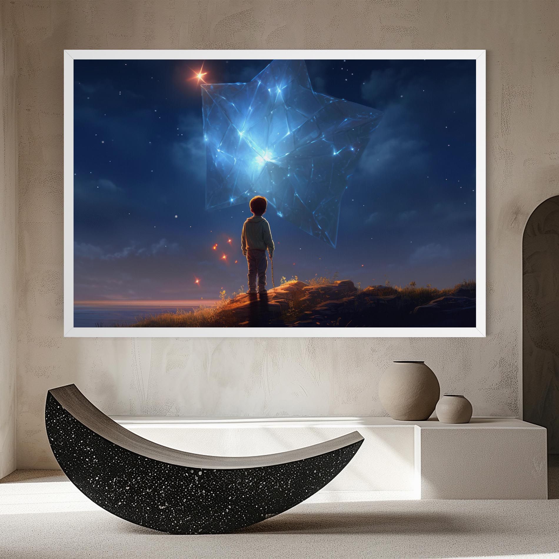 Blue Star Floating mockup 8