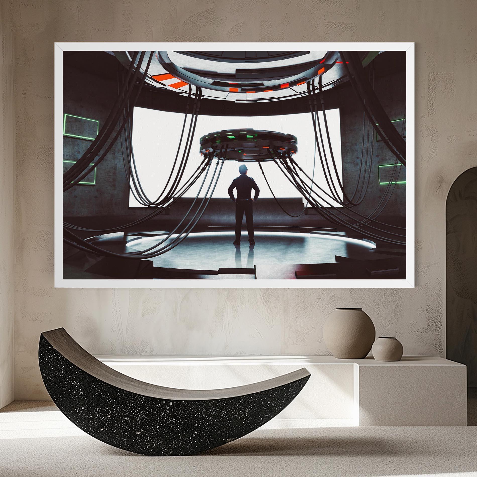 Vászonkép Cyber Chronicle mockup 8