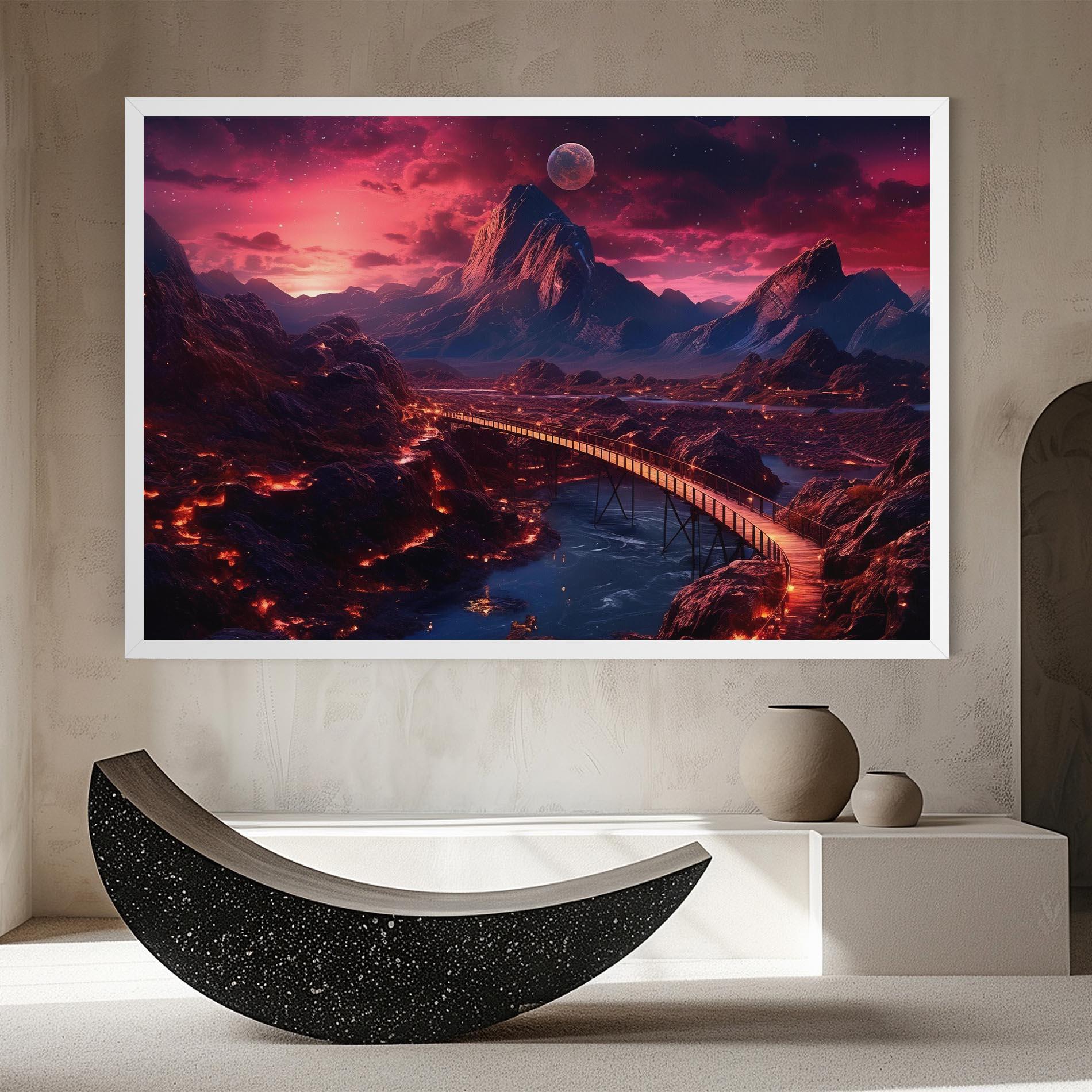 Vászonkép Interstellar Journey mockup 8