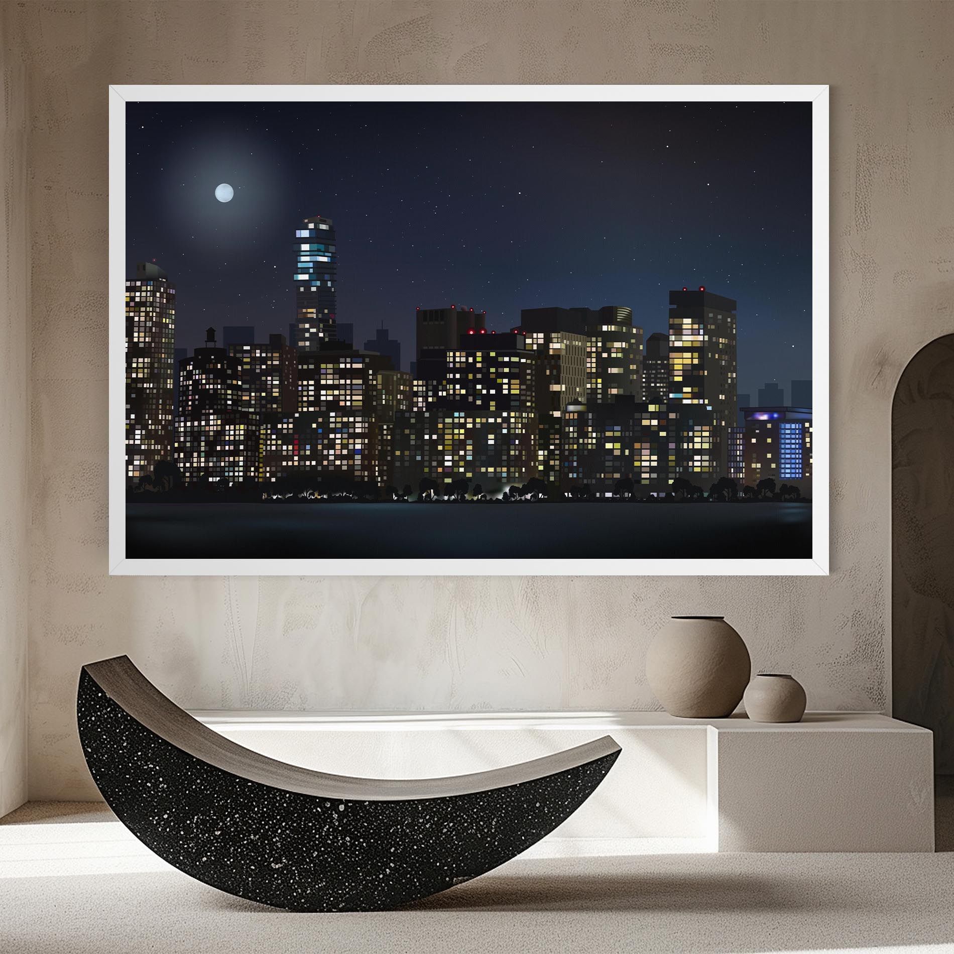 Urban City Night mockup 8