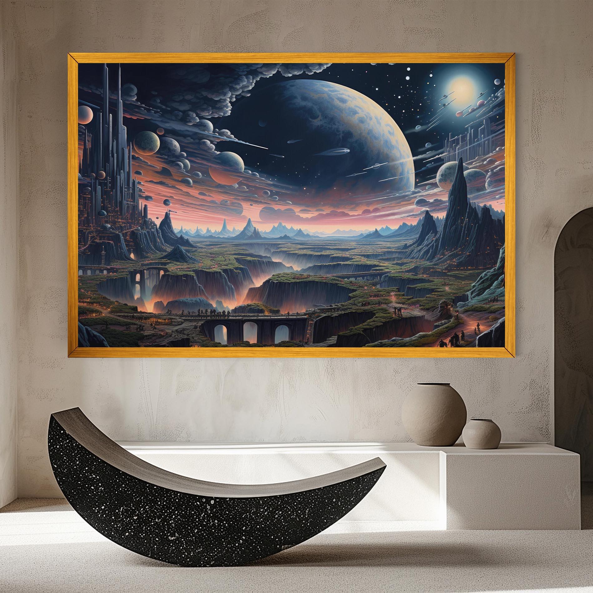 Vászonkép Celestial Chronicler mockup 8