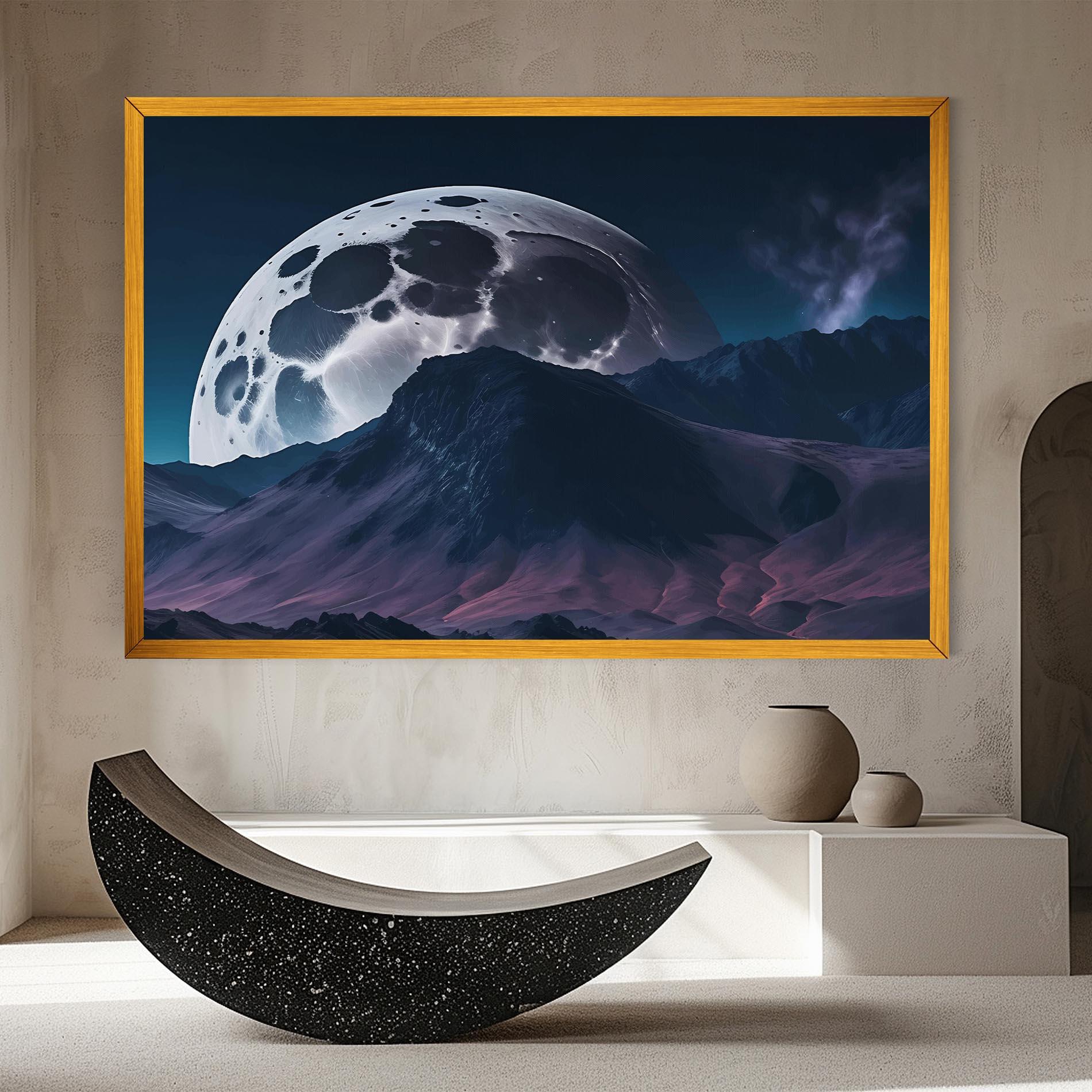 Vászonkép Full Moon Smoke mockup 8