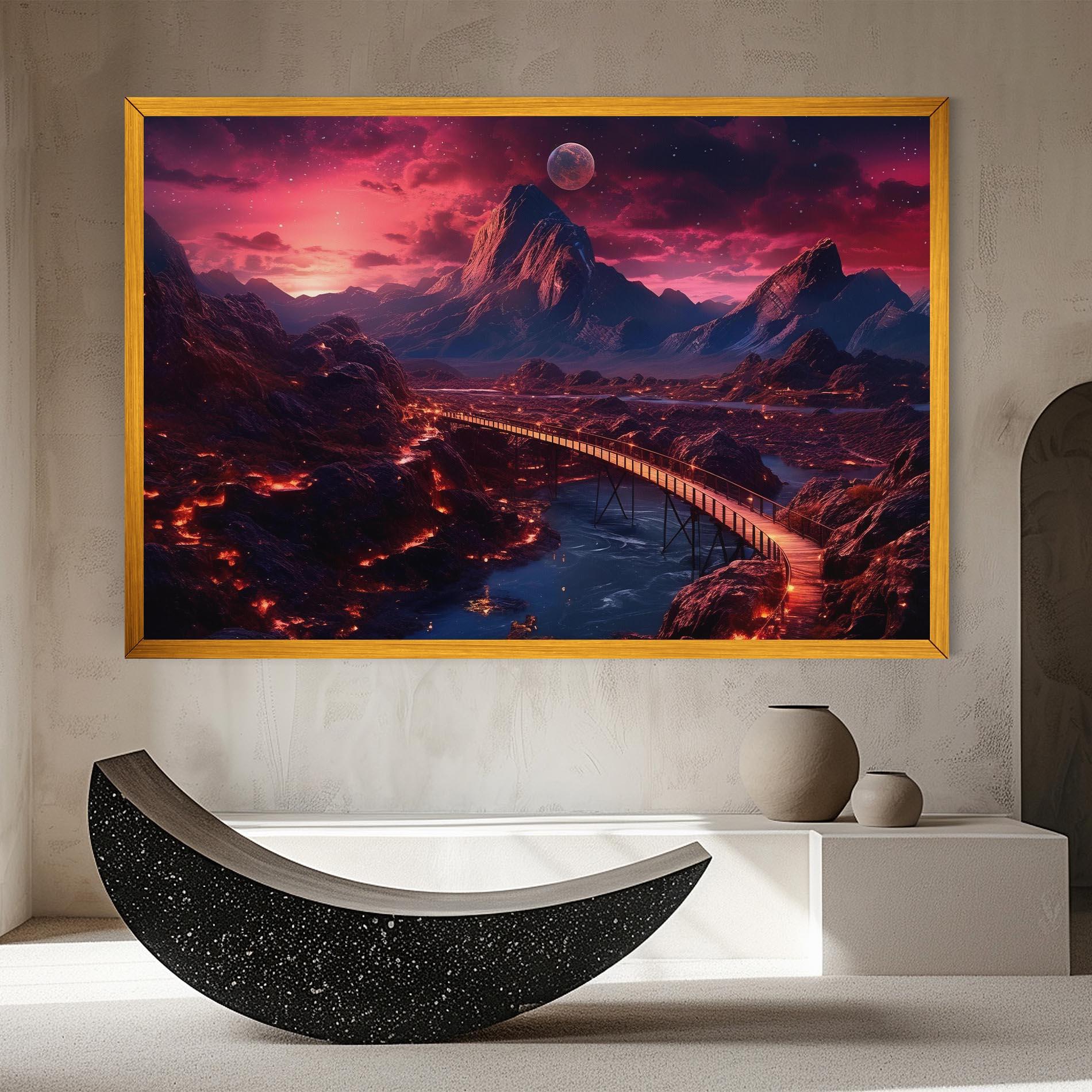 Vászonkép Interstellar Journey mockup 8