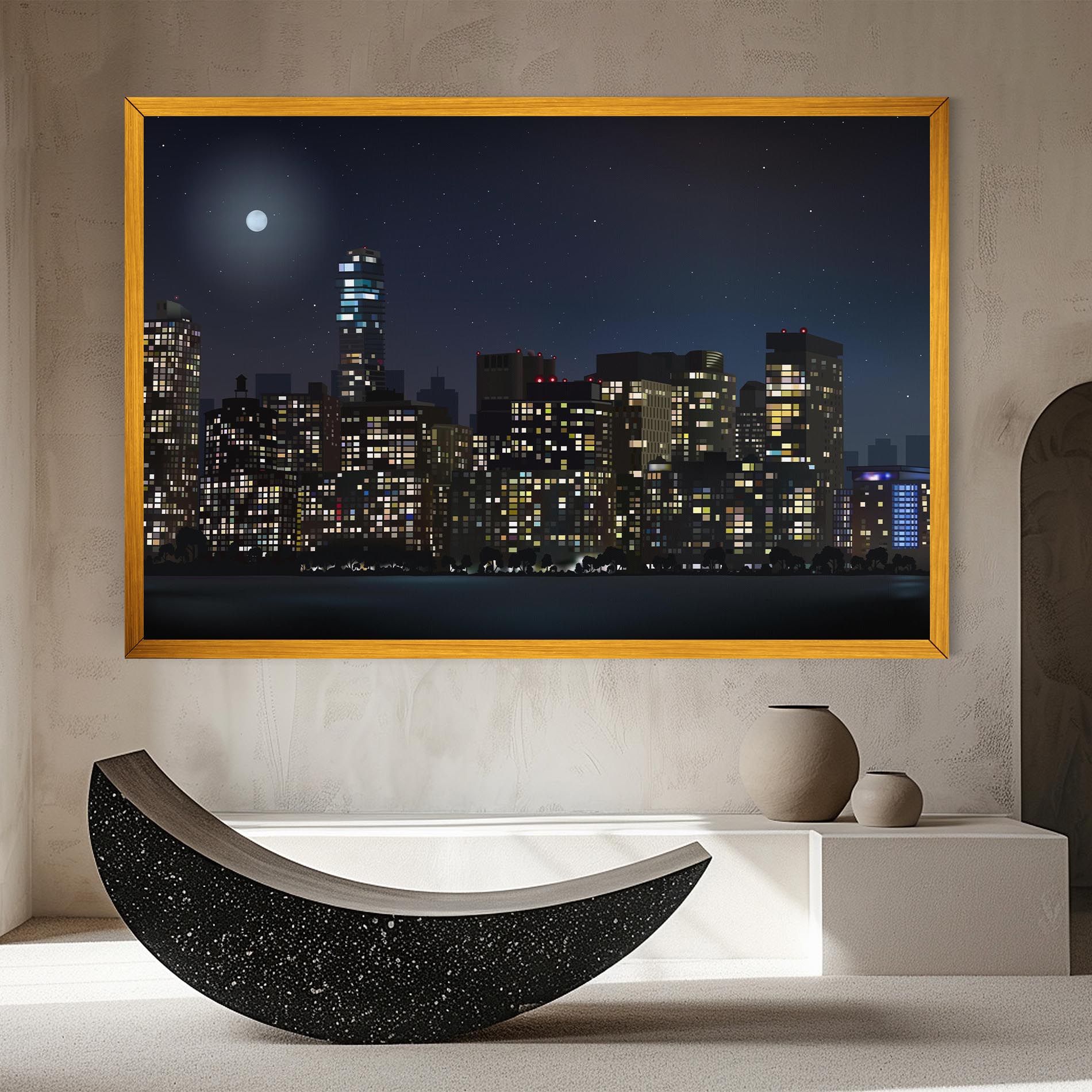 Urban City Night mockup 8