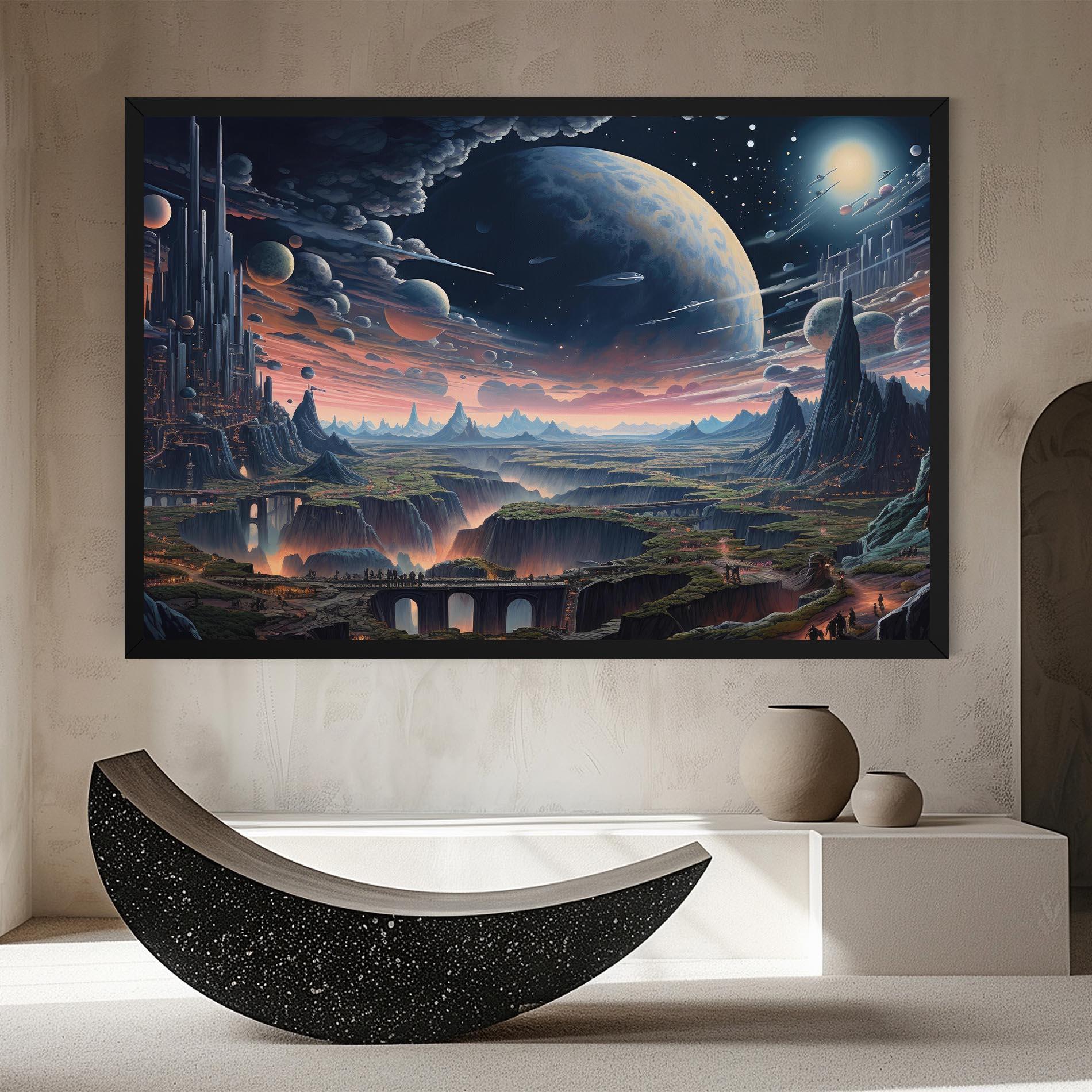 Vászonkép Celestial Chronicler mockup 8