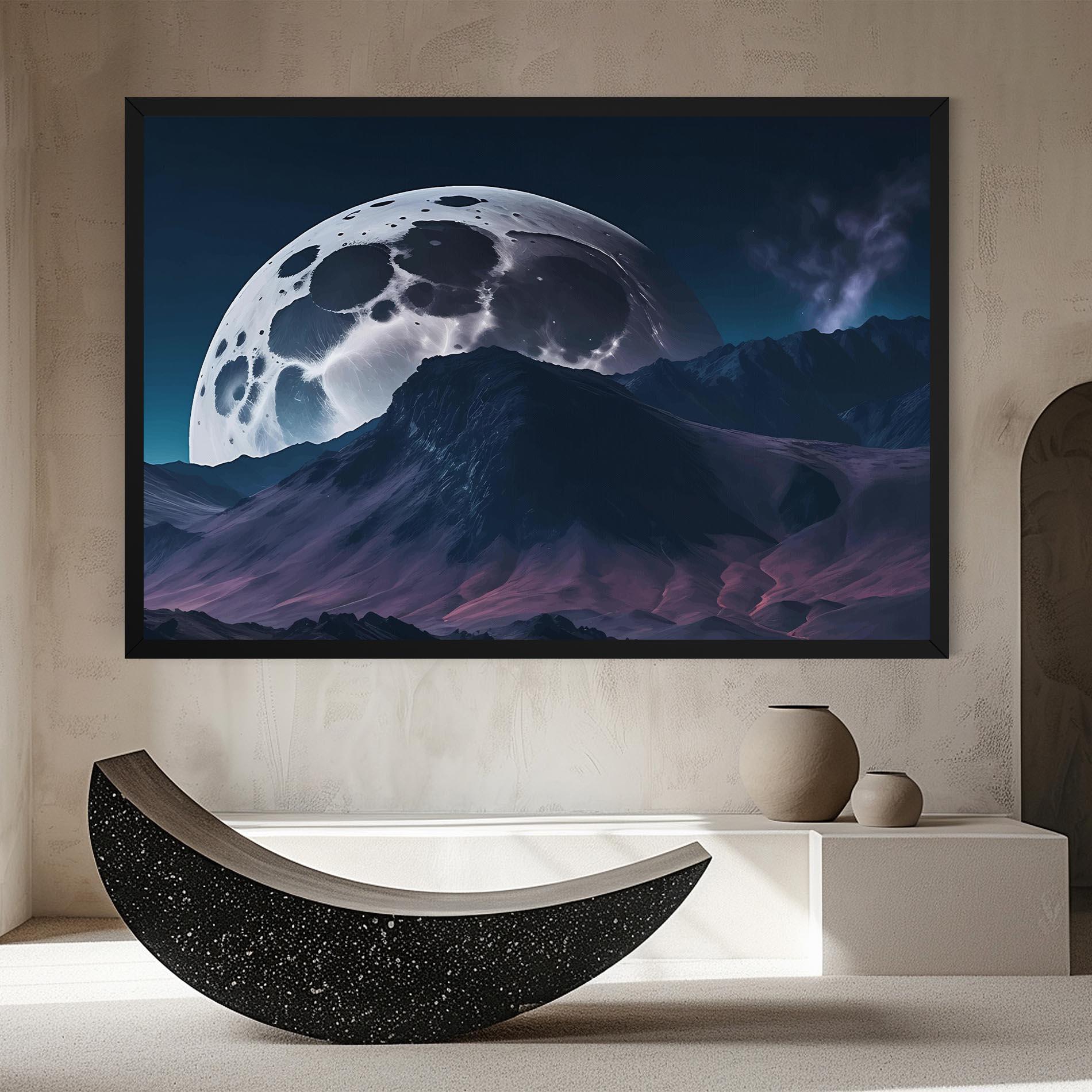 Vászonkép Full Moon Smoke mockup 8