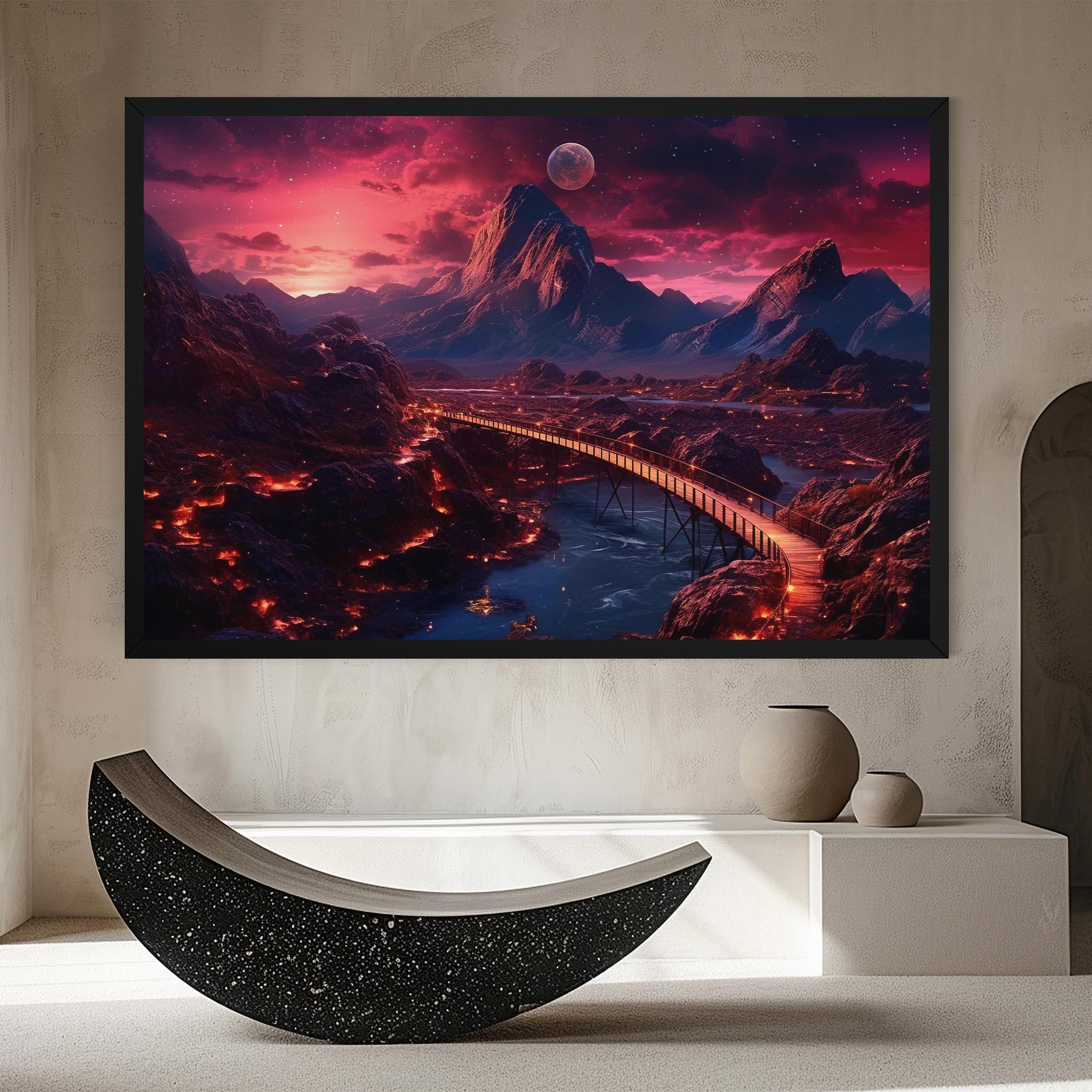 Vászonkép Interstellar Journey mockup 8