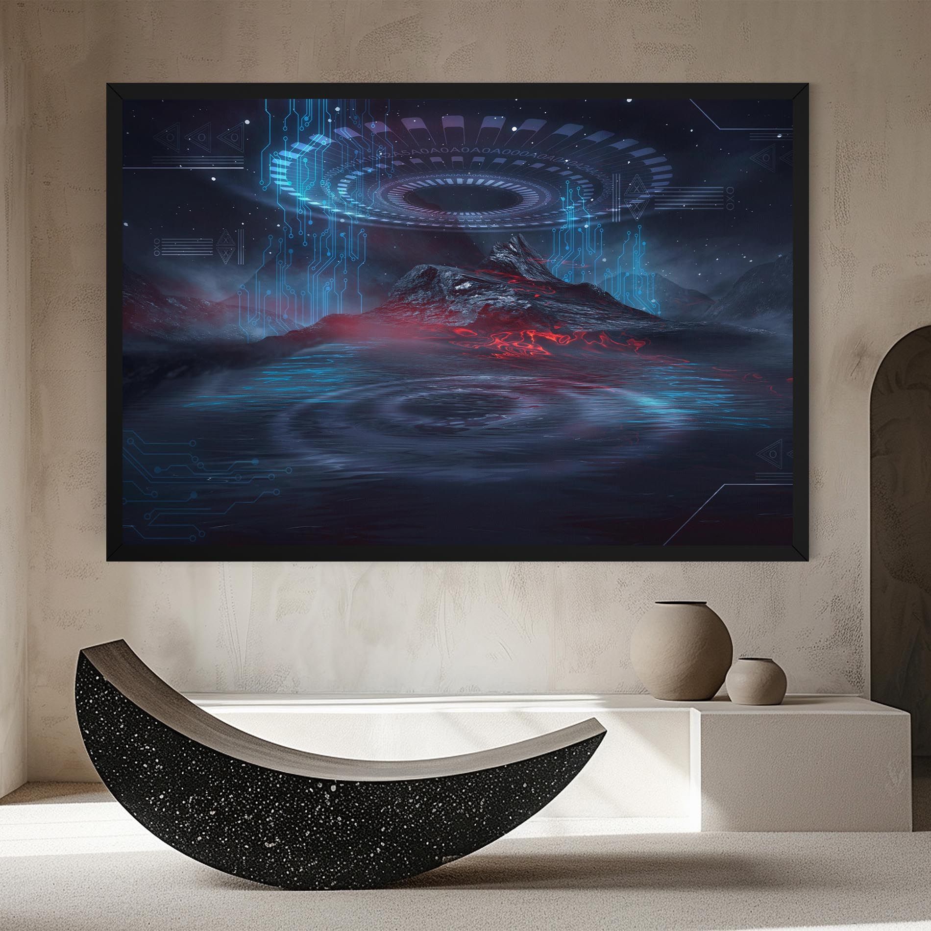 Neon Space Galaxy mockup 8