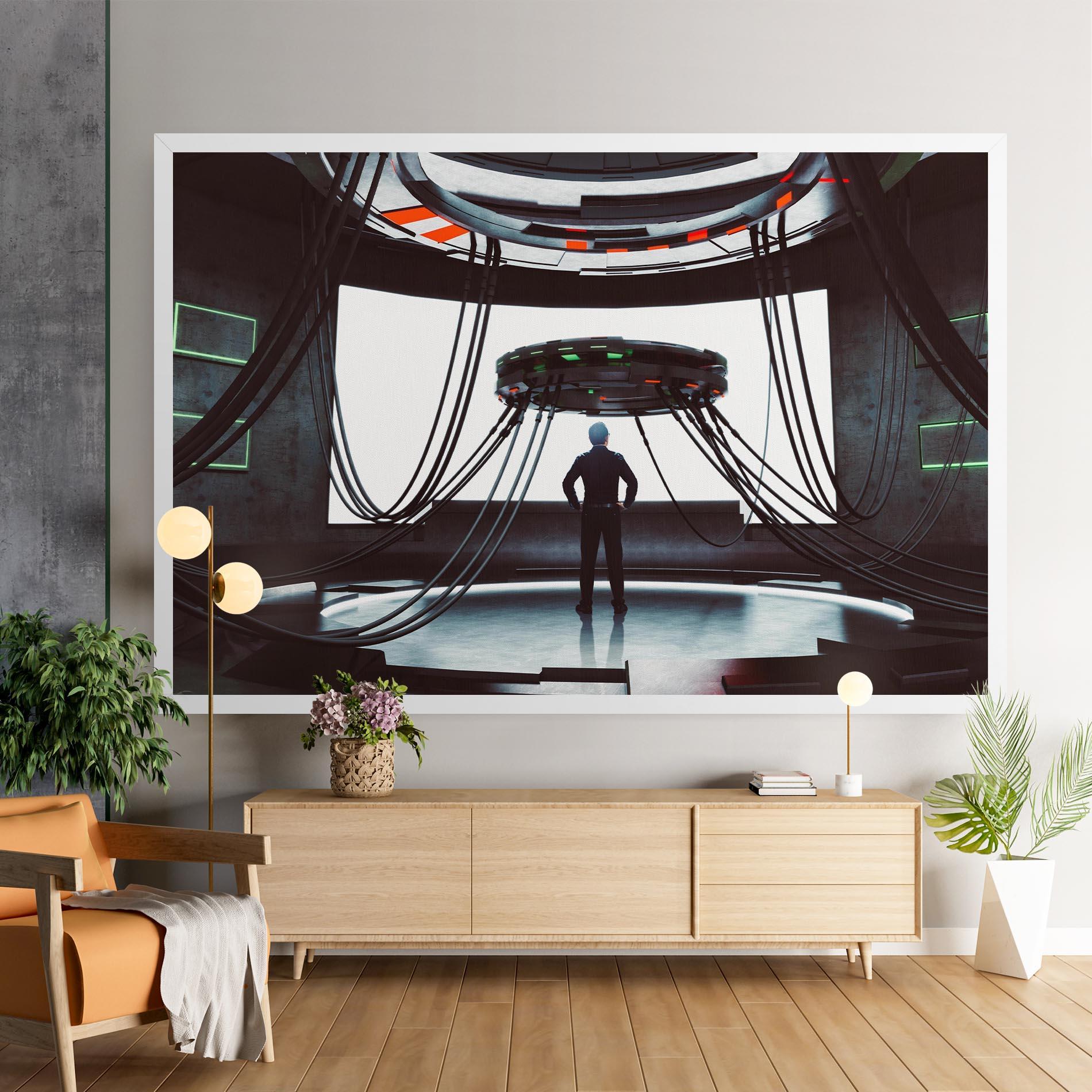 Vászonkép Cyber Chronicle mockup 9