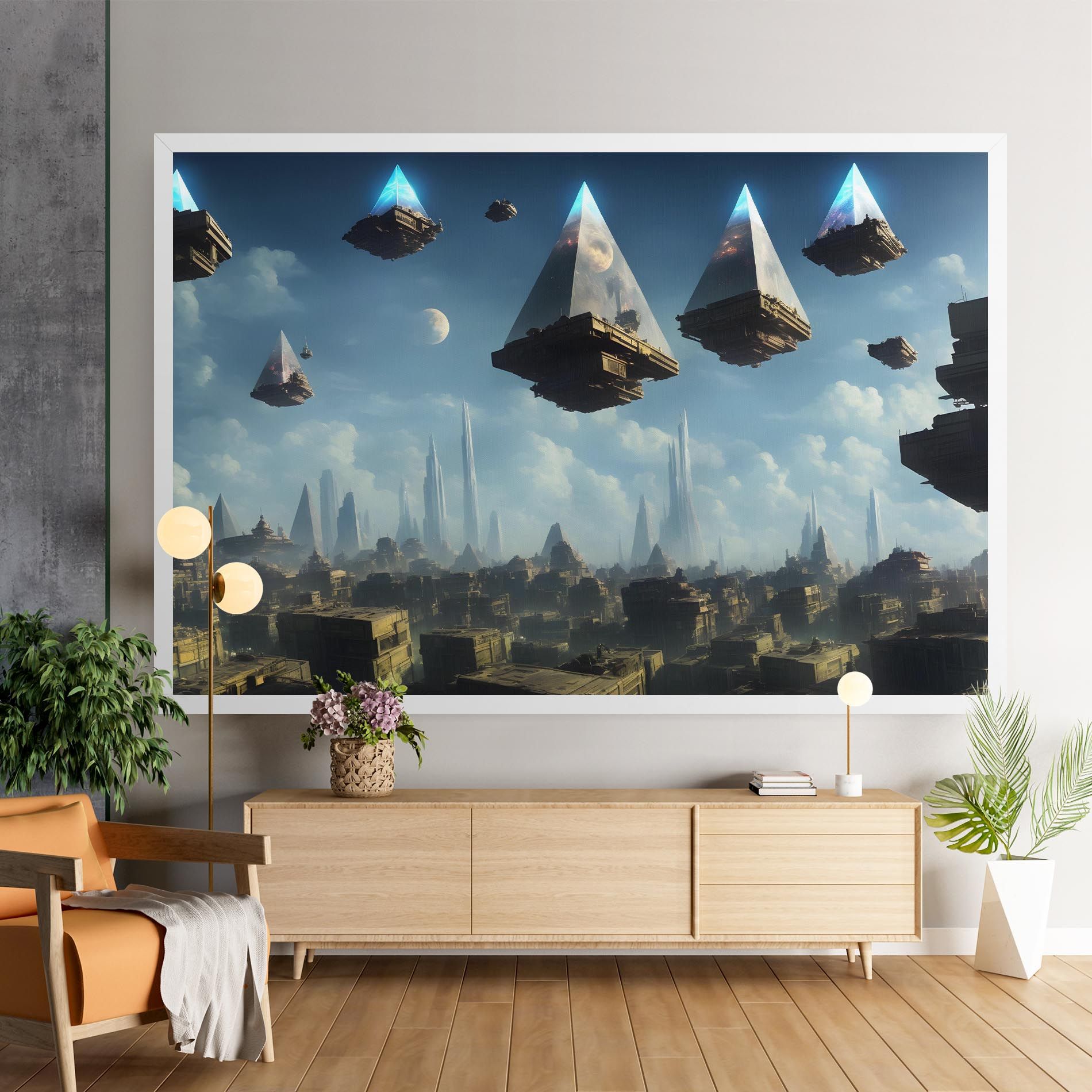 Flying Piramids mockup 9