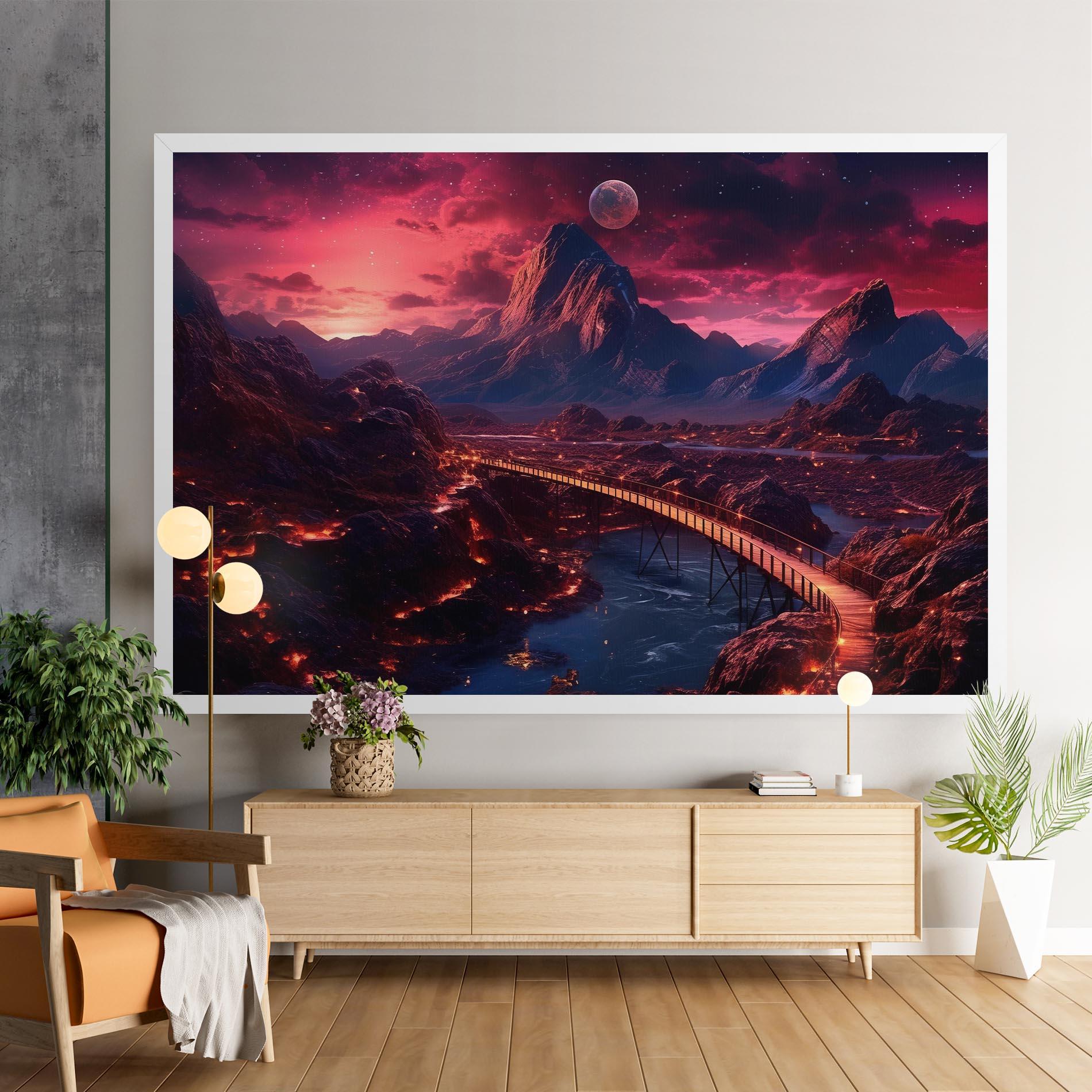 Vászonkép Interstellar Journey mockup 9