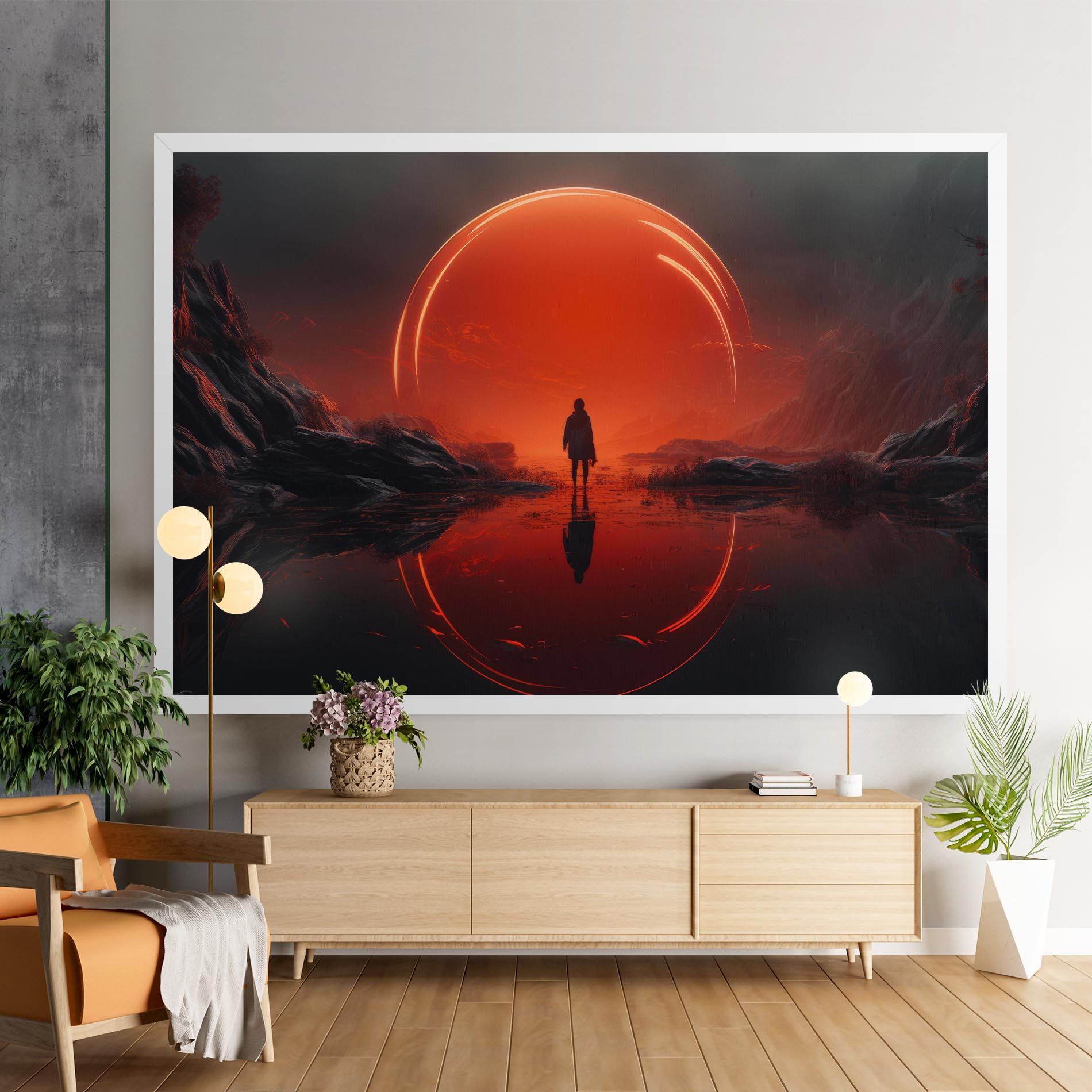 Man Orange Orb mockup 9