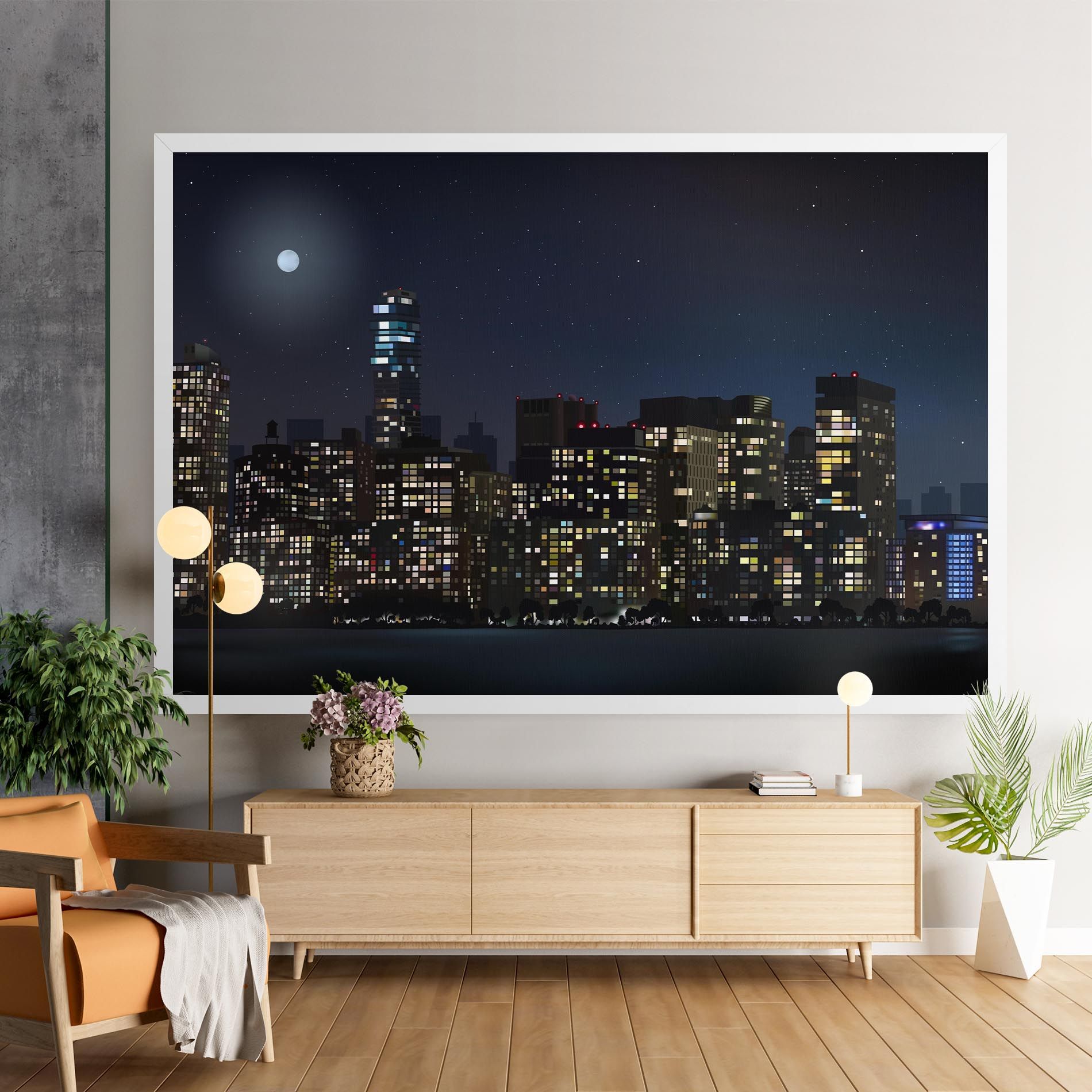 Urban City Night mockup 9