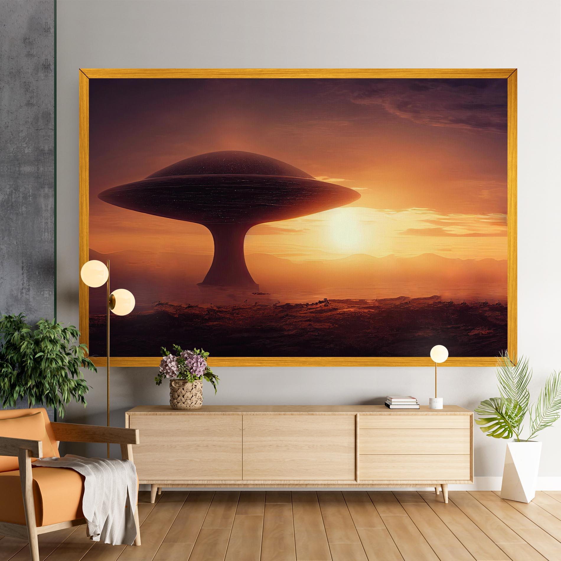 Vászonkép Fantasy Science Fiction mockup 9