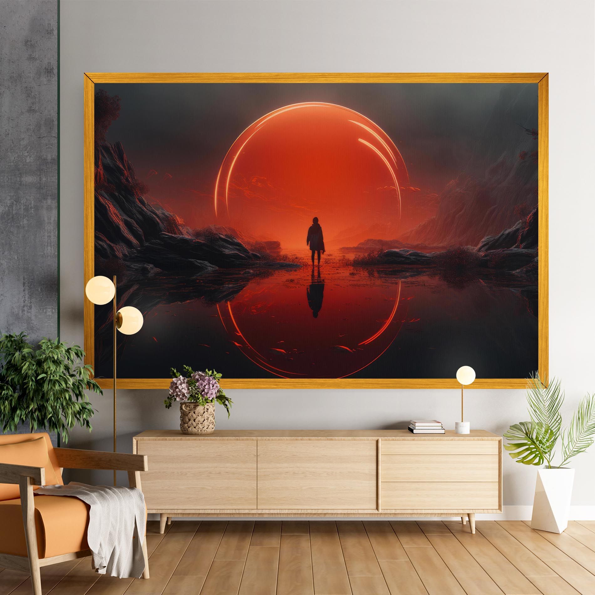 Man Orange Orb mockup 9
