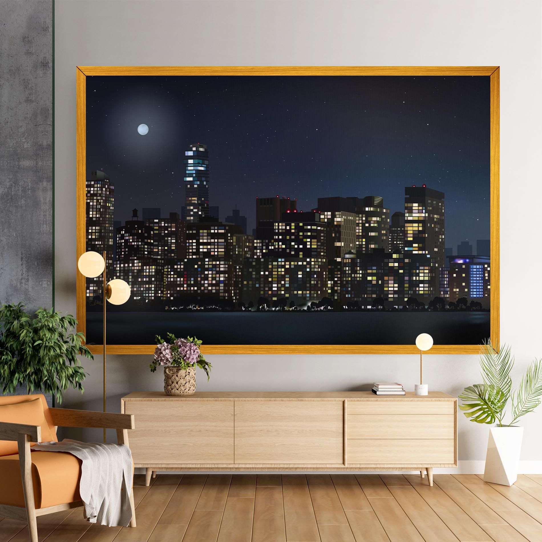 Urban City Night mockup 9
