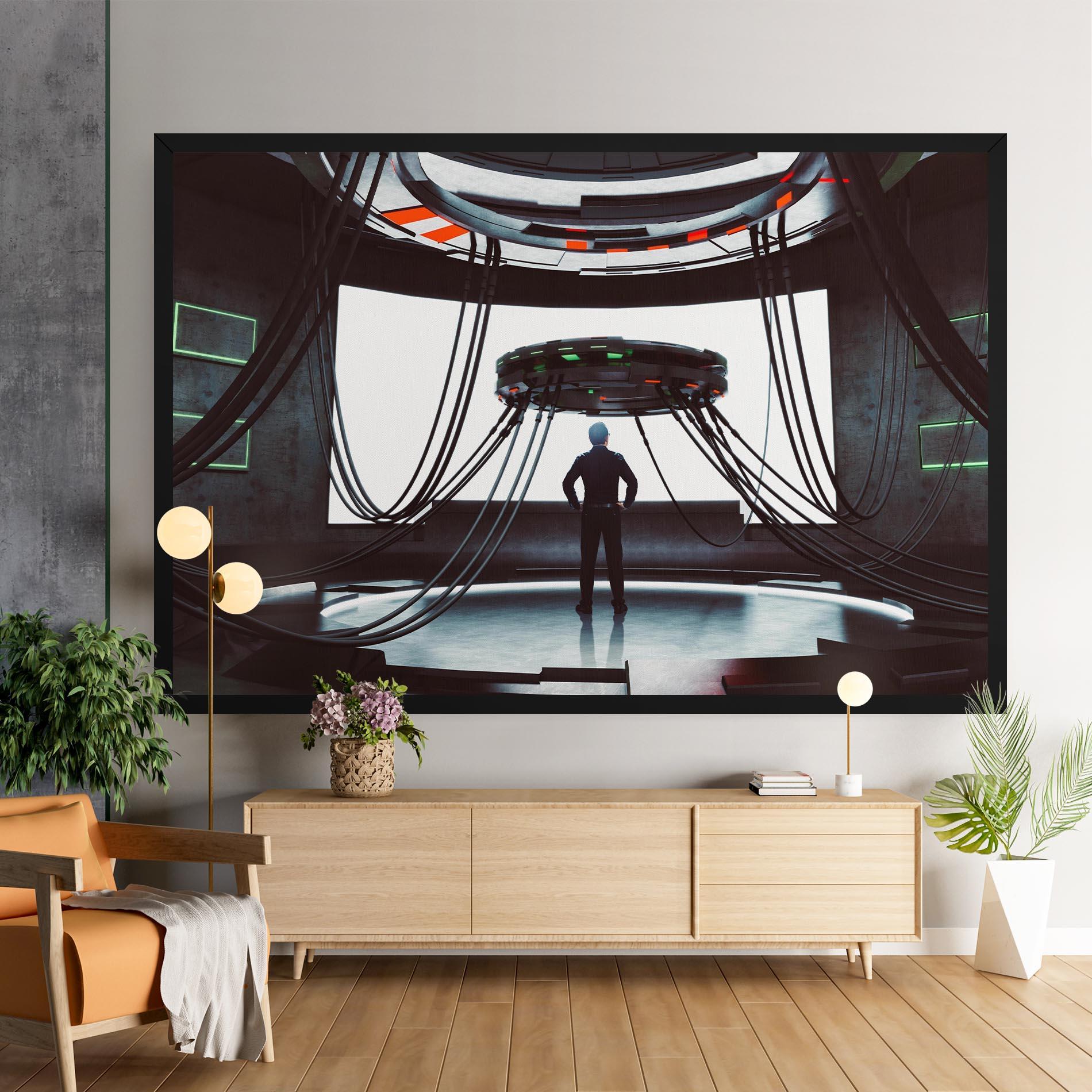 Vászonkép Cyber Chronicle mockup 9