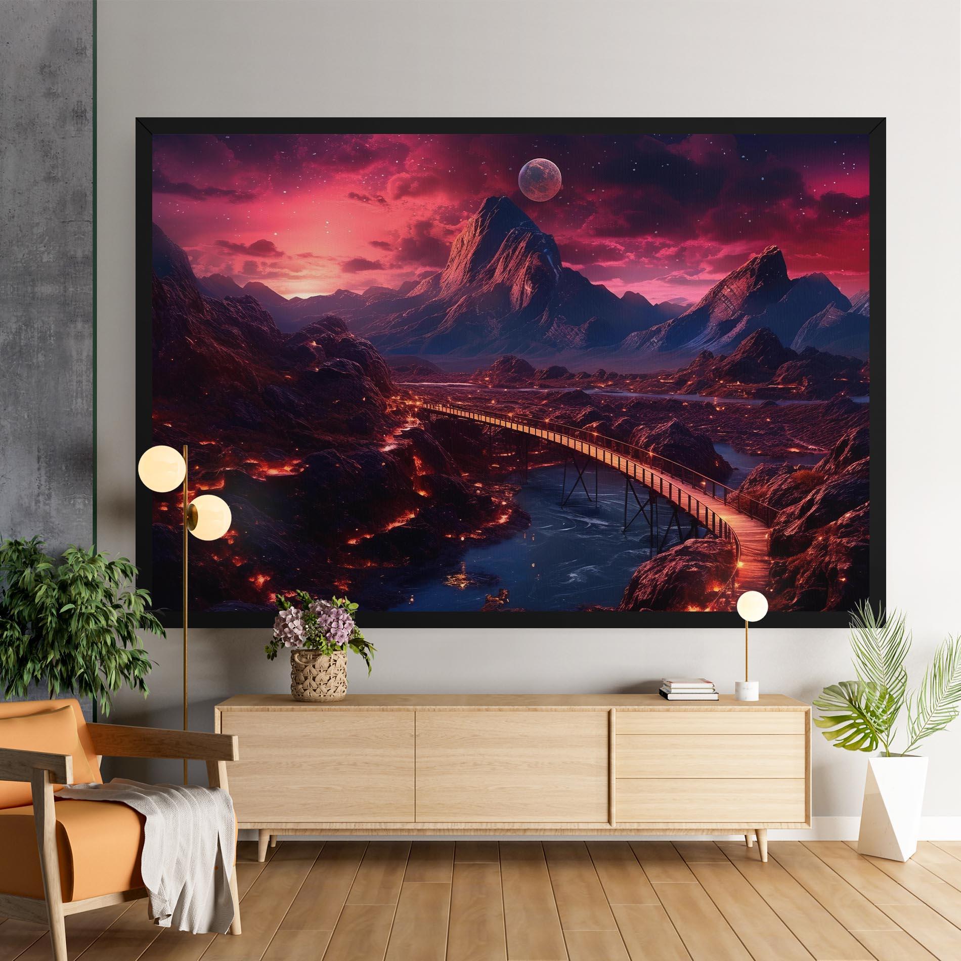 Vászonkép Interstellar Journey mockup 9