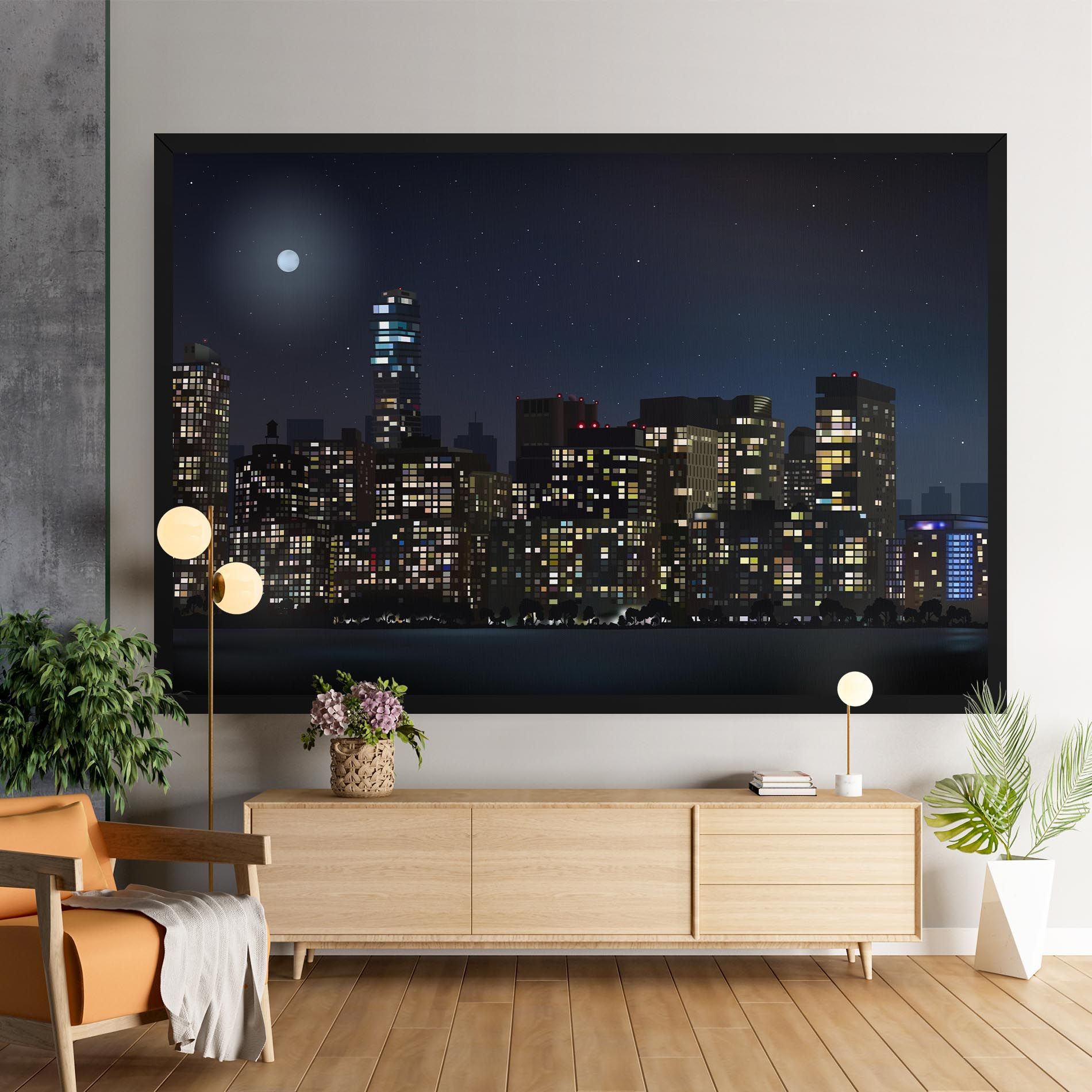 Urban City Night mockup 9