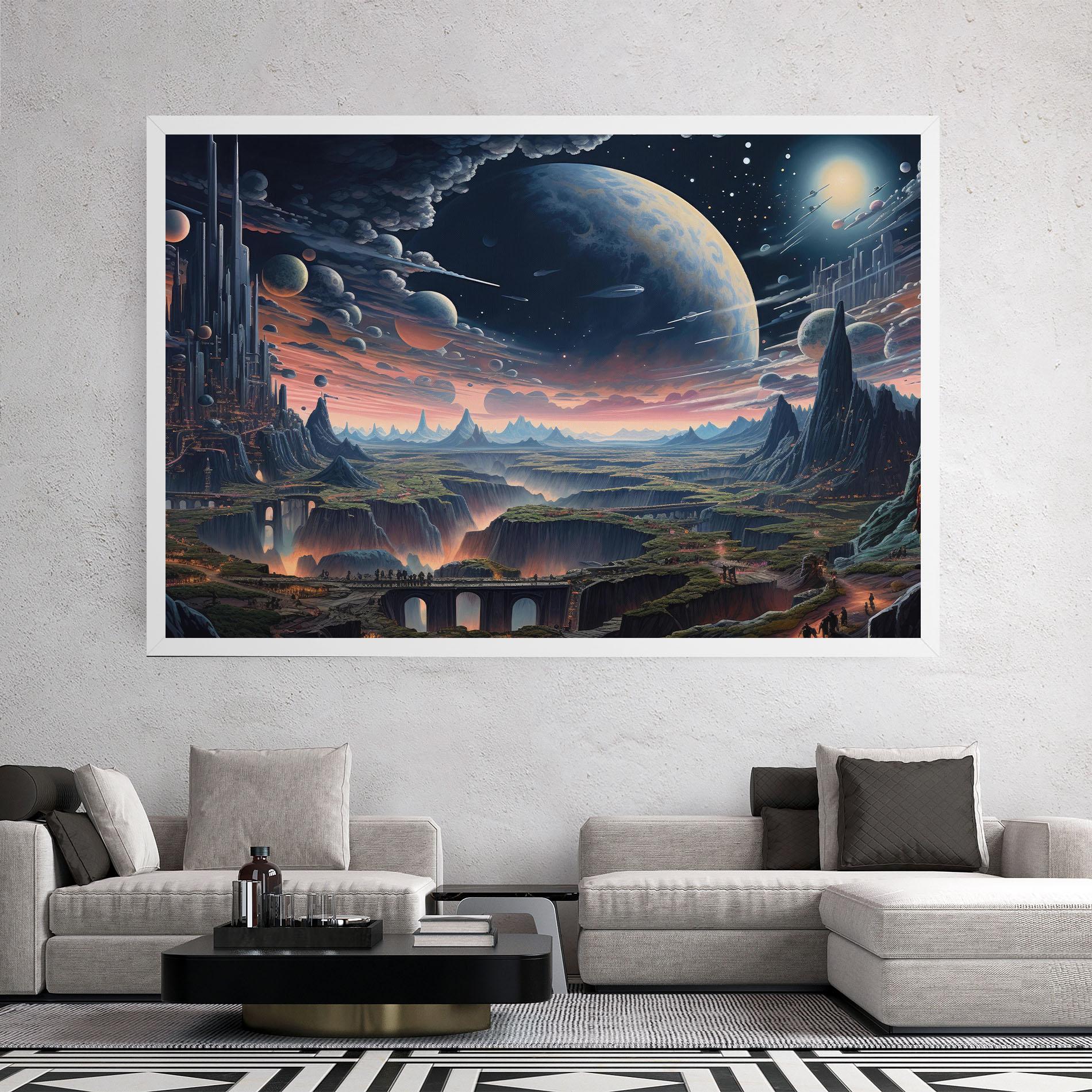 Vászonkép Celestial Chronicler mockup 2