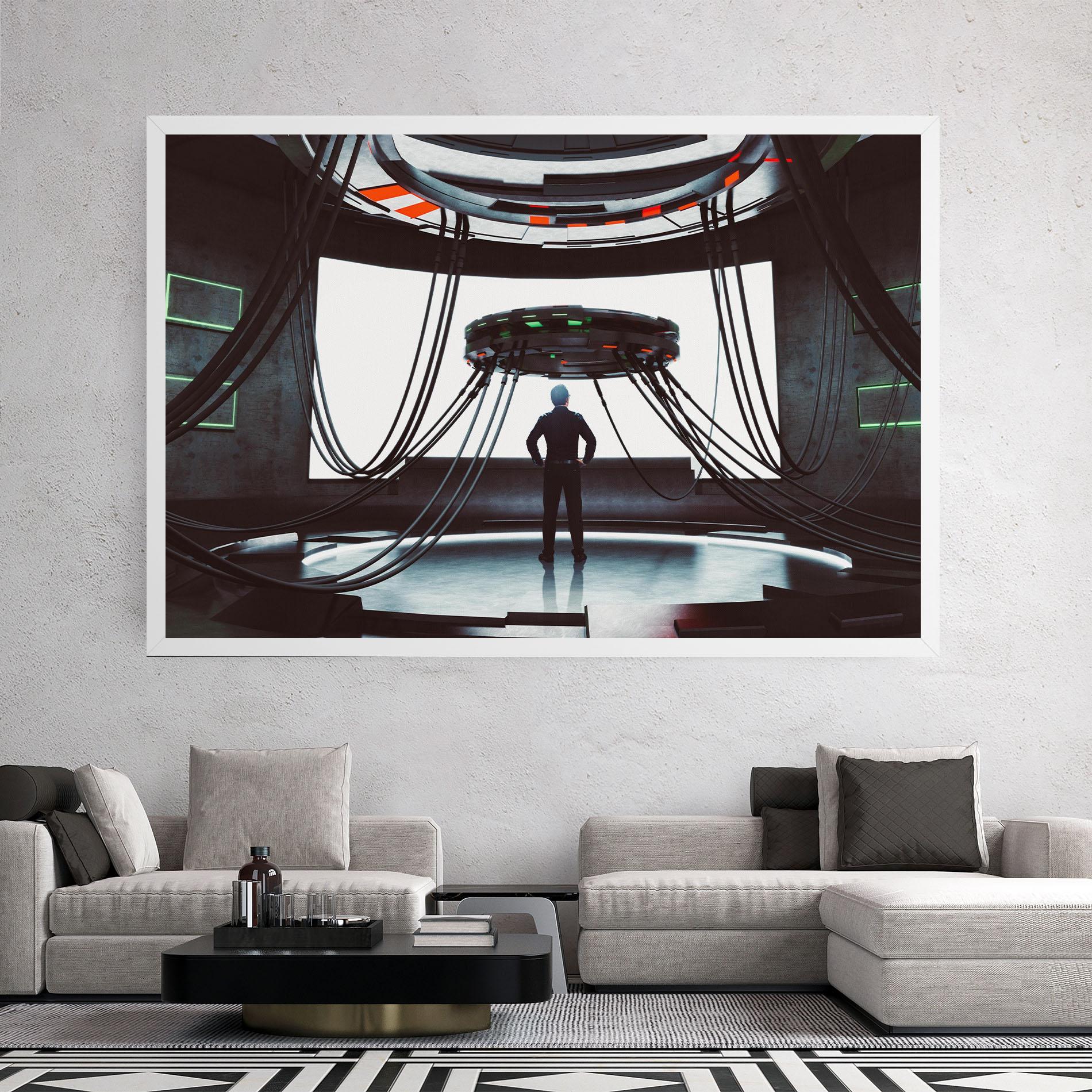 Vászonkép Cyber Chronicle mockup 2